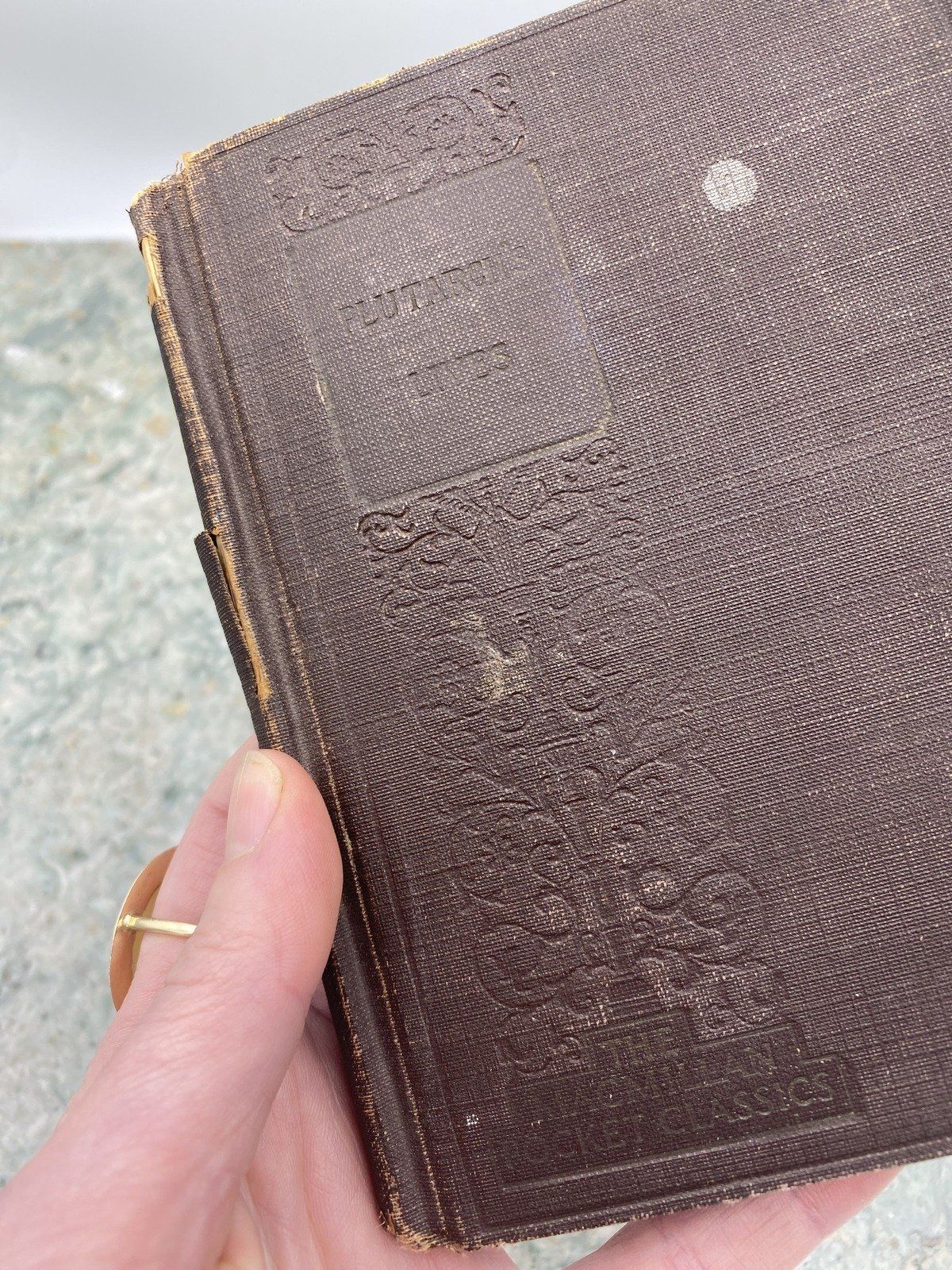 Plutarch's Lives ed. Martha Brier 1924 Macmillan Pocket Classics Book 4
