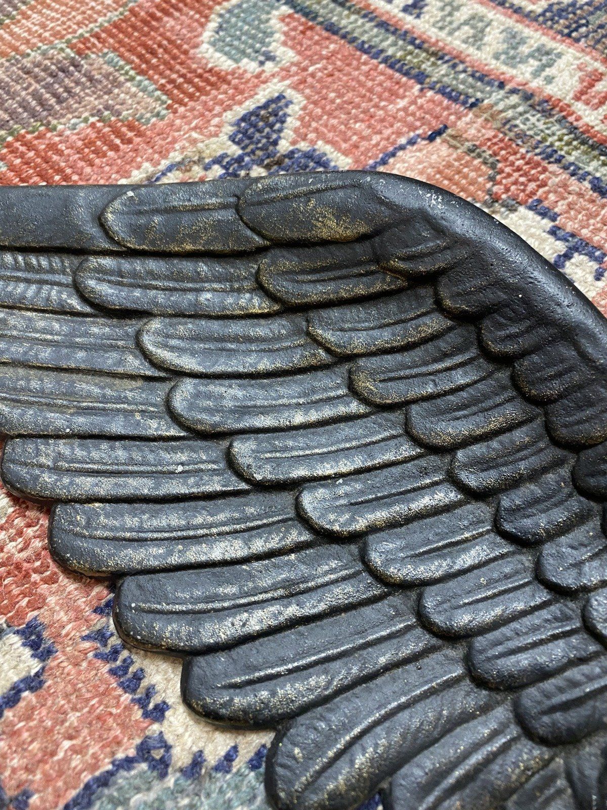 Pot Metal Cast Royal Eagle Wall Decor 3
