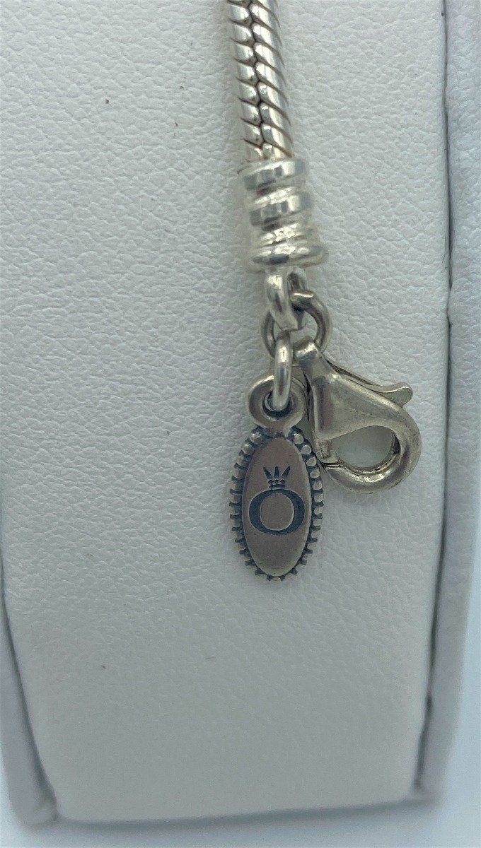 Sterling Silver Pandora Charm Bracelet 3