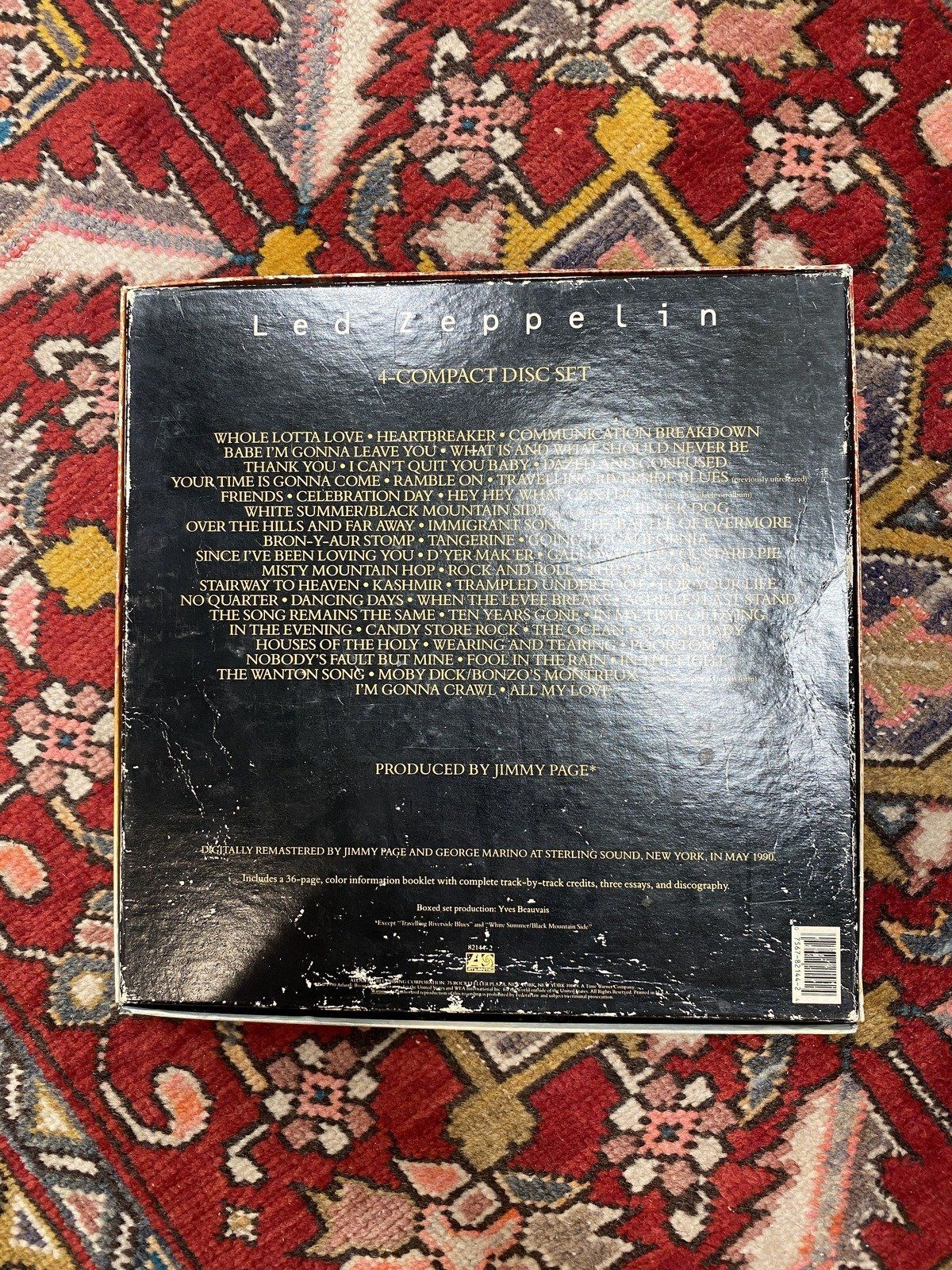 Vintage 4x Disc CD Led ZEPPELIN c.1990 Box Set 2