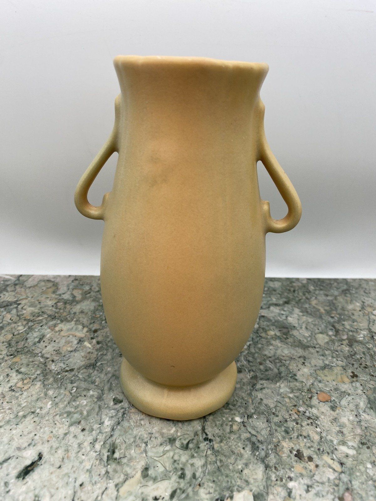 Near Antique c.1930s Weller Wild Rose 6.75 Handled 3