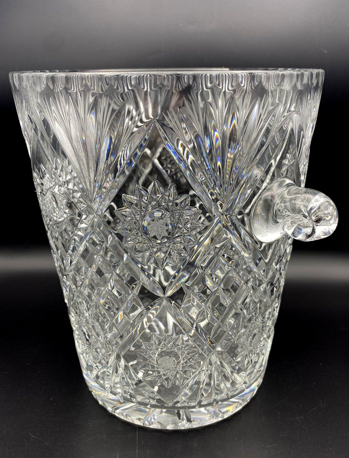 Brilliant Cut Crystal Ice/Champagne Bucket #395 5