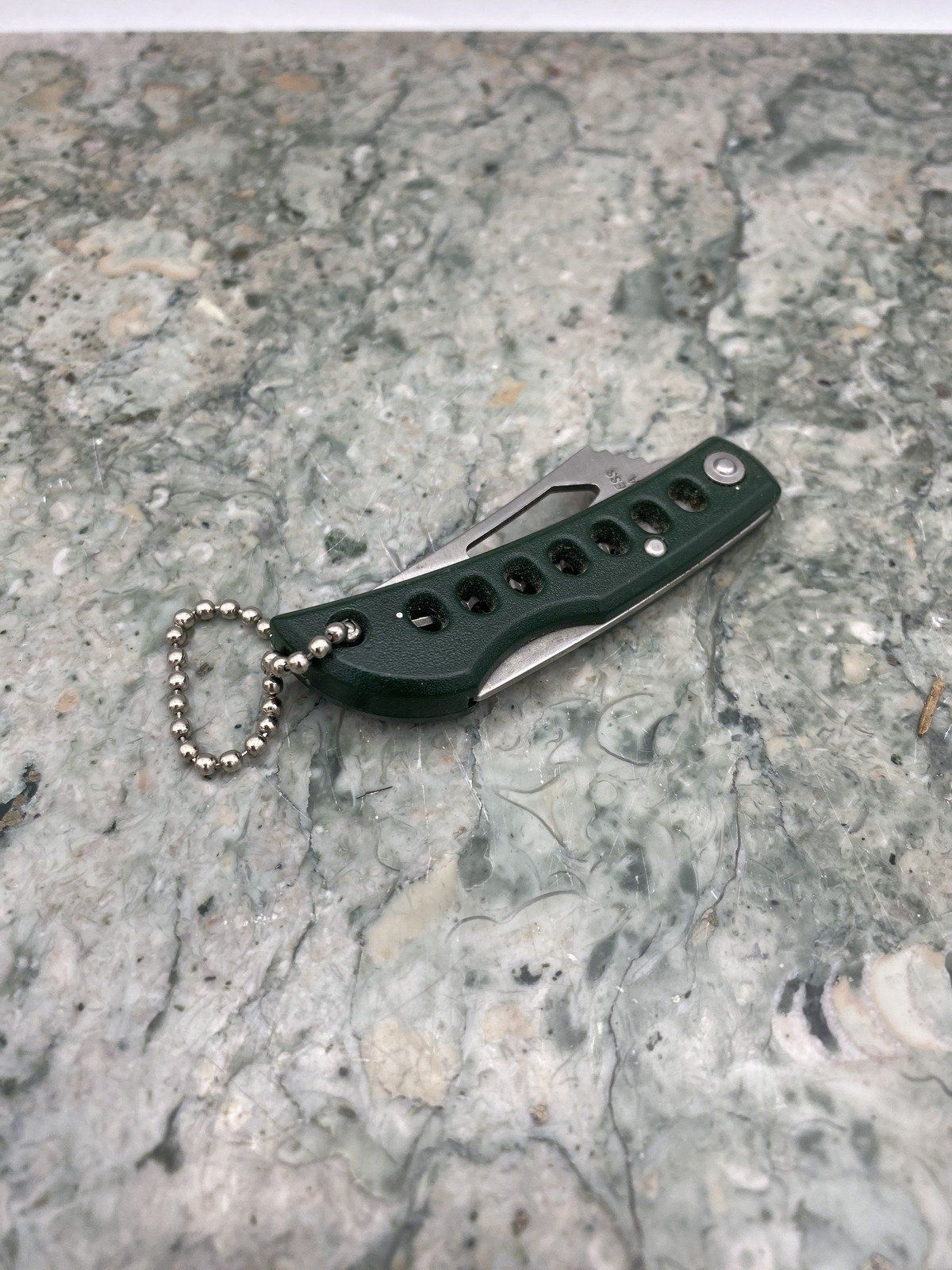 Tiny Skeletal Pocket Knife Key Chain