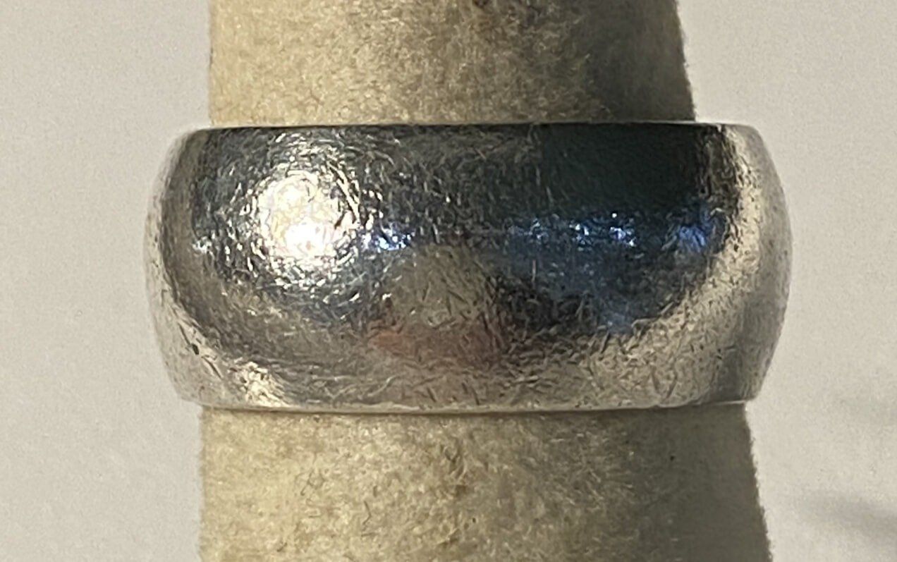 Wide Sterling Ring Band 8.5mm