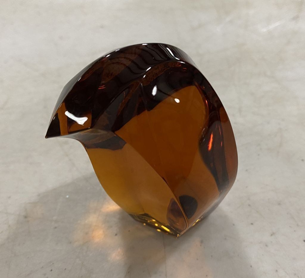 Saint Louis France Glass Bird Paper Weight 2