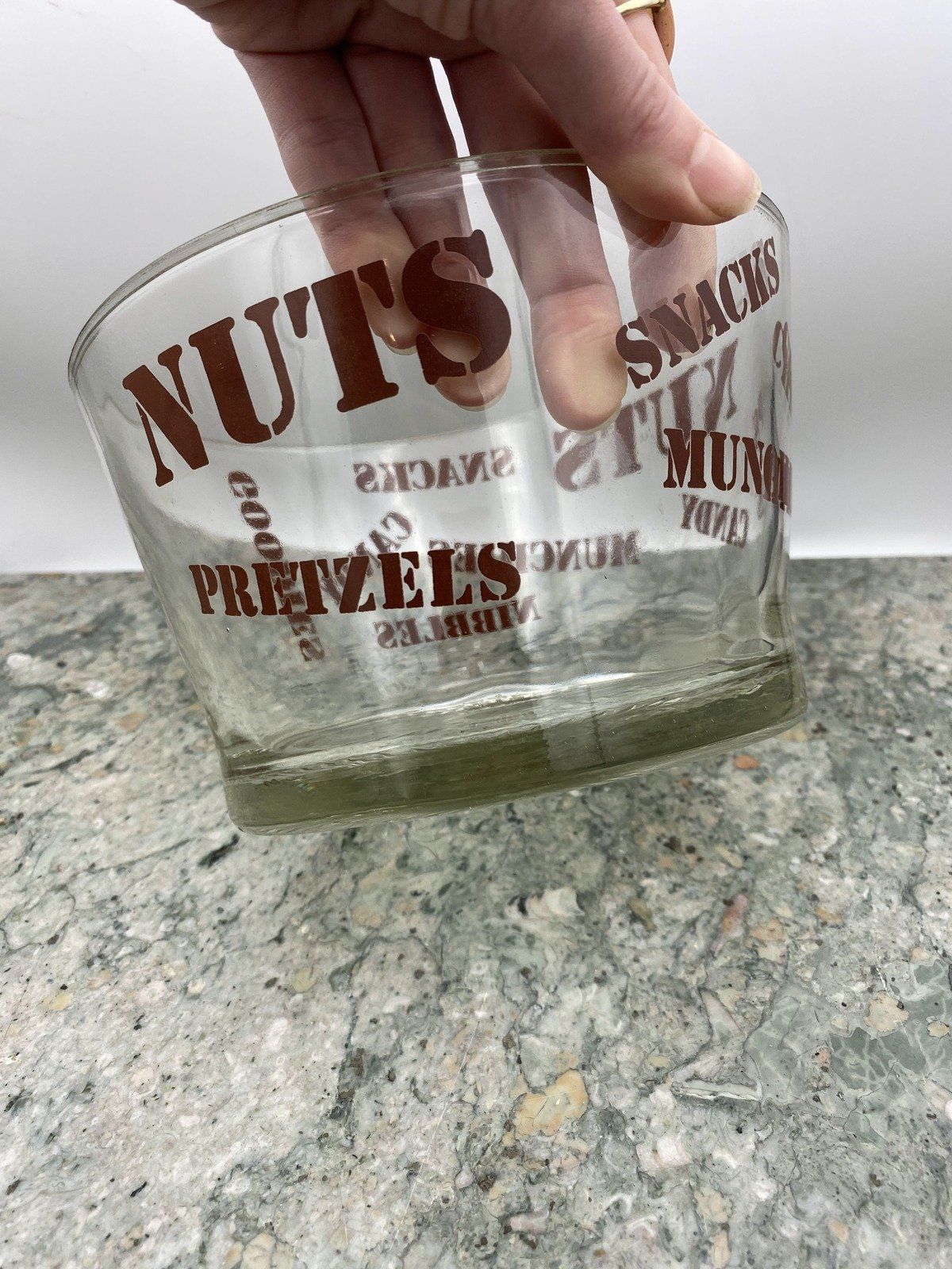 Vintage Wheaton Glass Snack Bowl 2