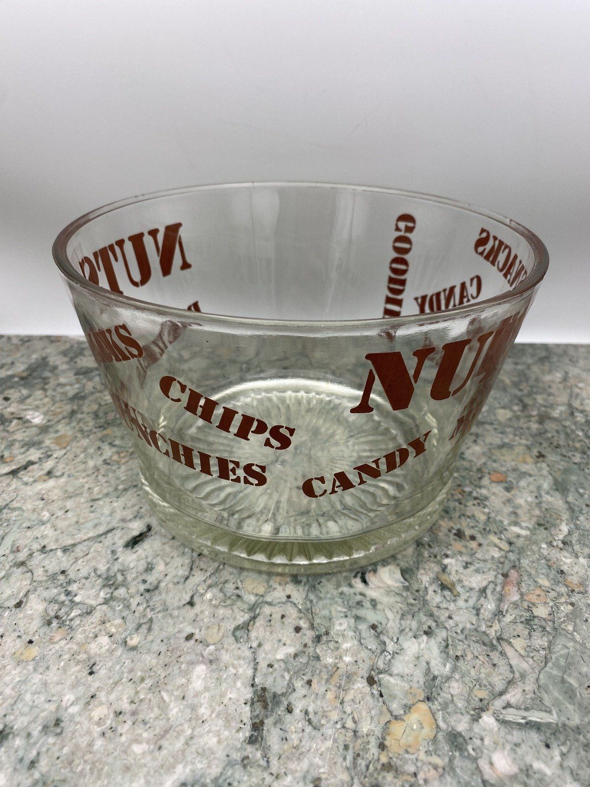 Vintage Wheaton Glass Snack Bowl