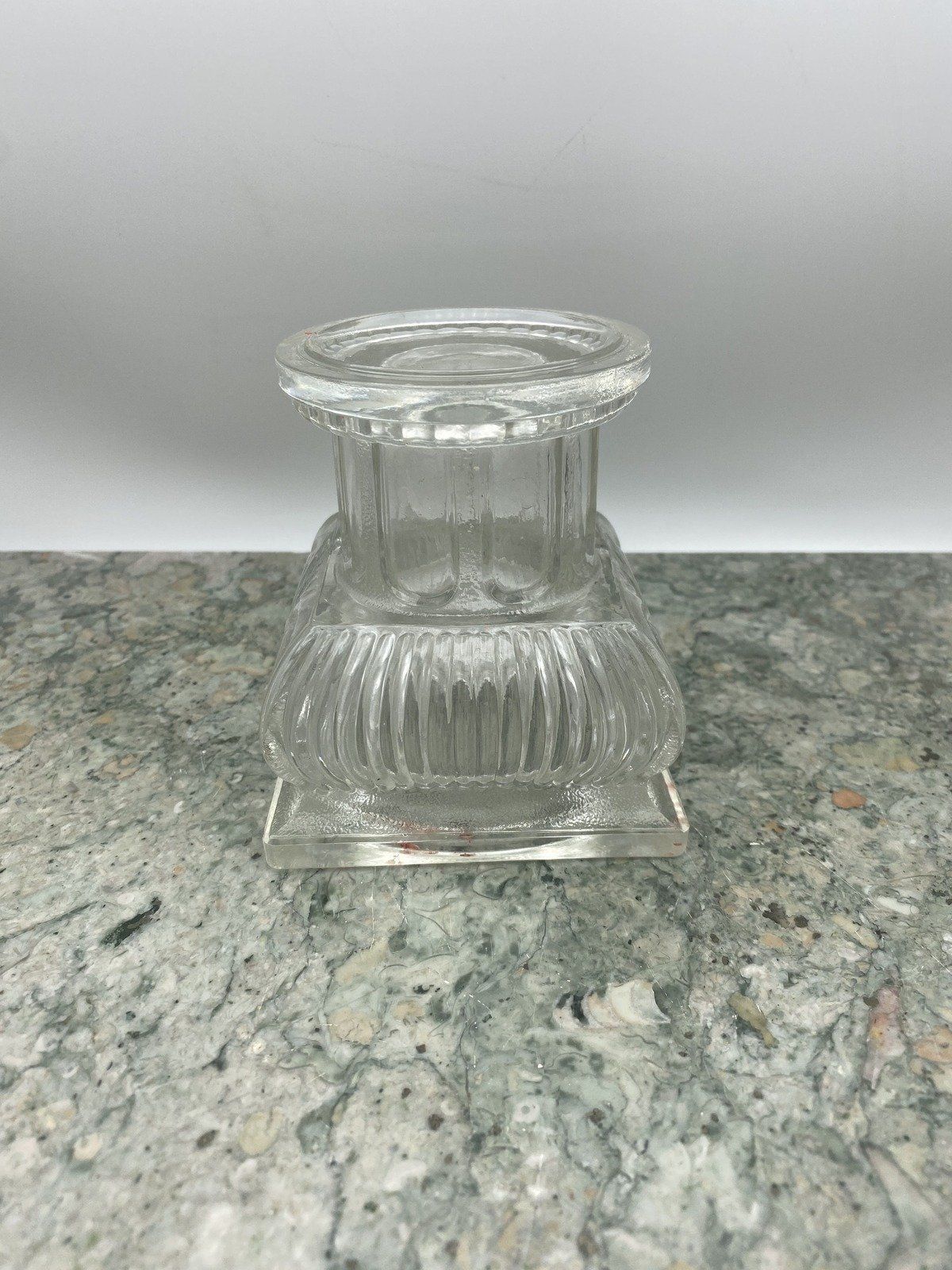 Clear Glass Corinthian Column Riser