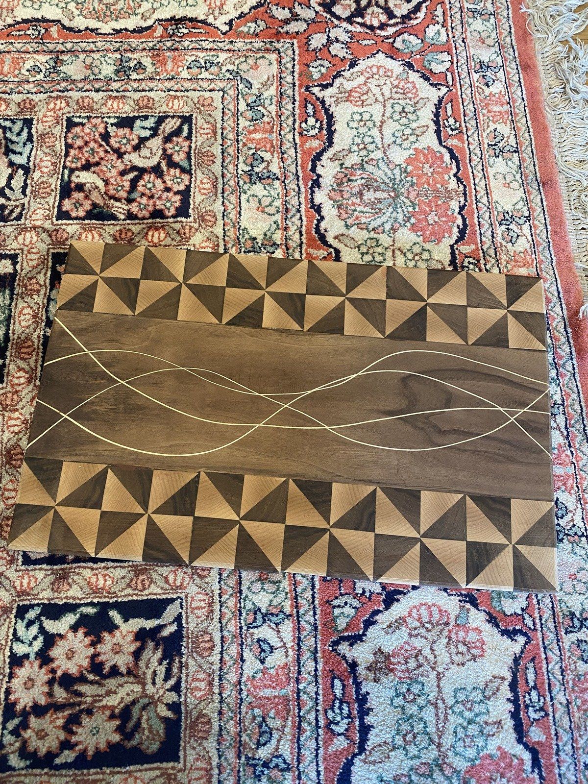 Local MS Hand Crafted Lg Wood Work Cutting Board