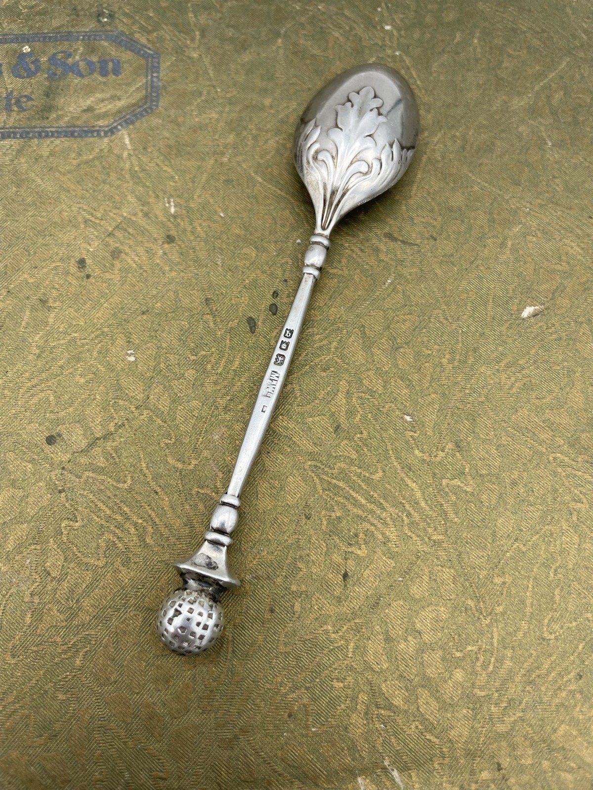 Sterling Silver American Country Club Golf+Tee Spoon 3