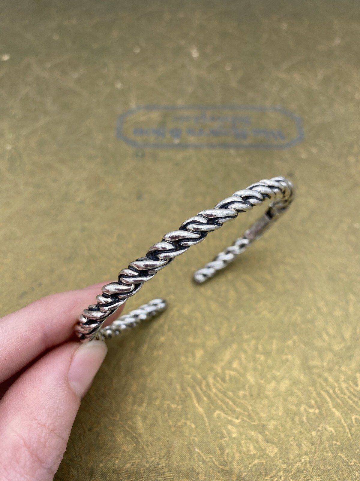 JAi Sterling Silver Twisted Wire Bangle Bracelet #2470 2