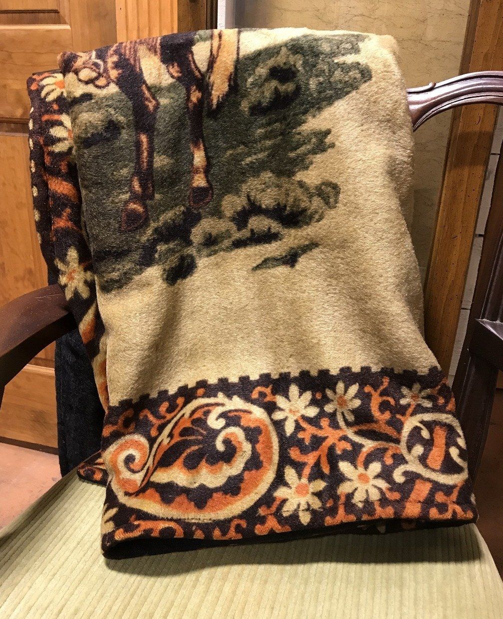 Antique Indian Wool Blanket 4