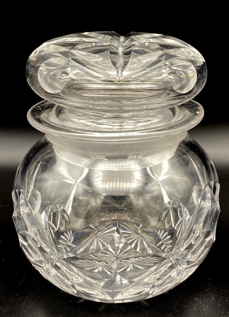 Cut Crystal Candy Dish w/Lid 2