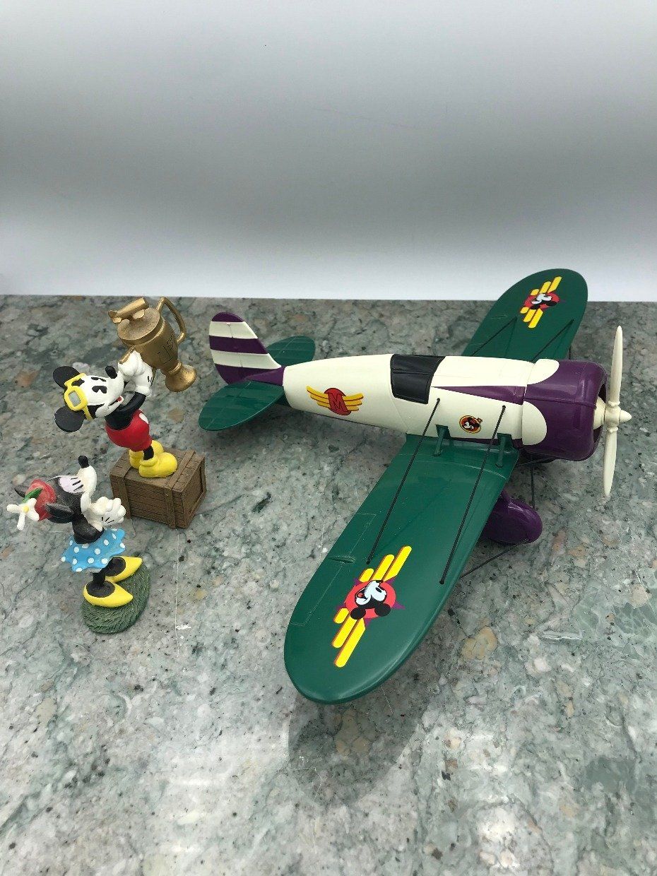 Disney Mickey & Minnie Aeroplane 1930 Replica c.1999 3