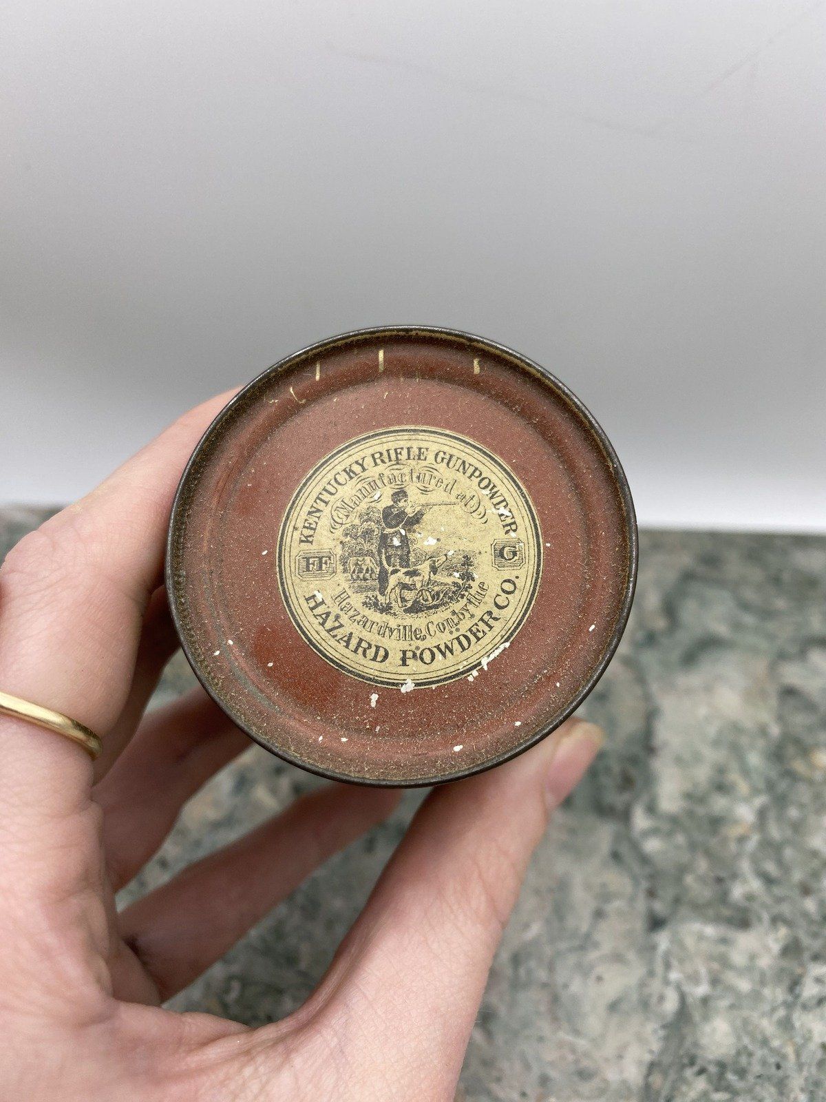 Kentucky Rifle Gunpowder Tin 2