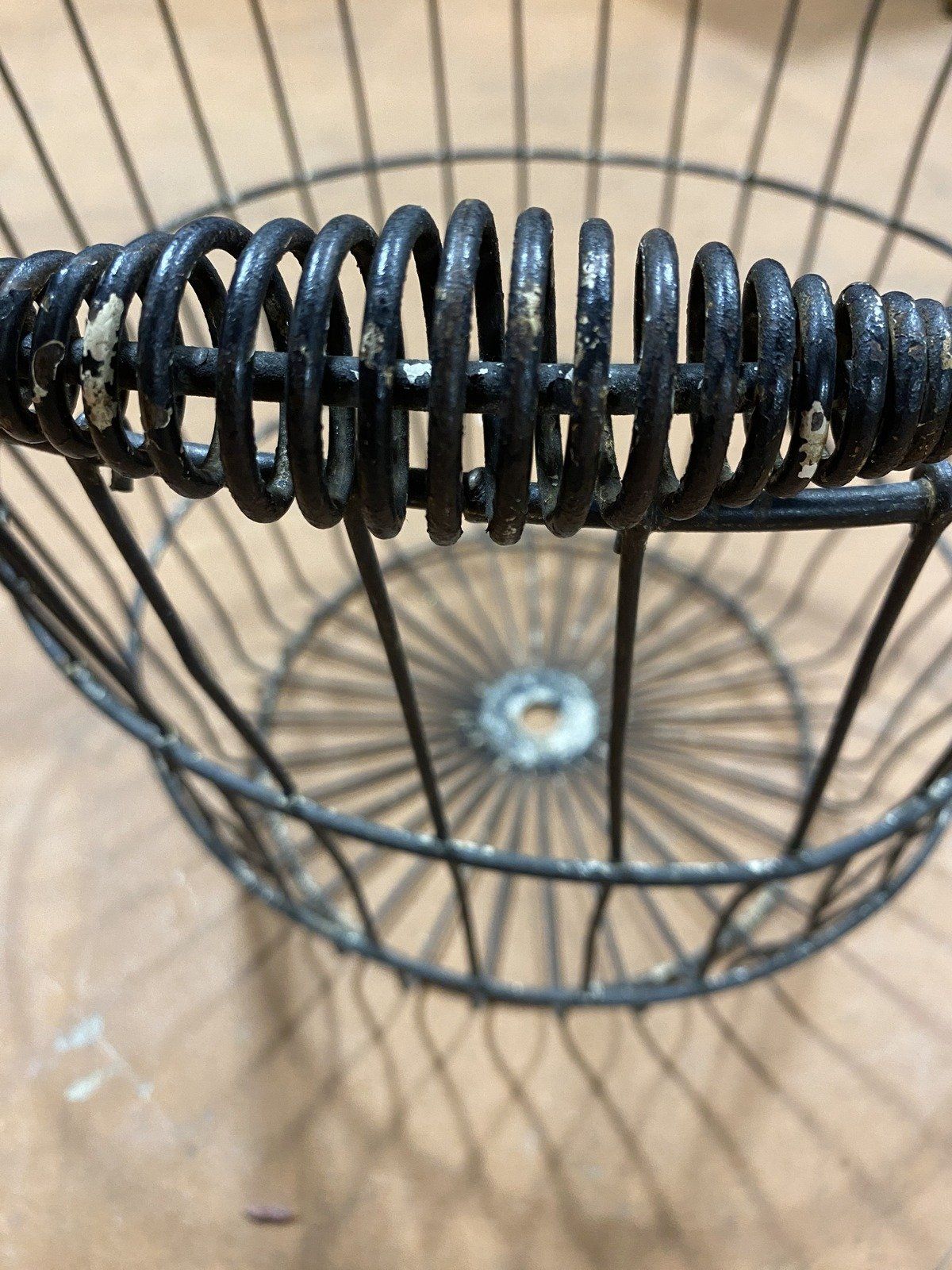 Antique Wire Metal Oyster/Clam/Egg Basket 2