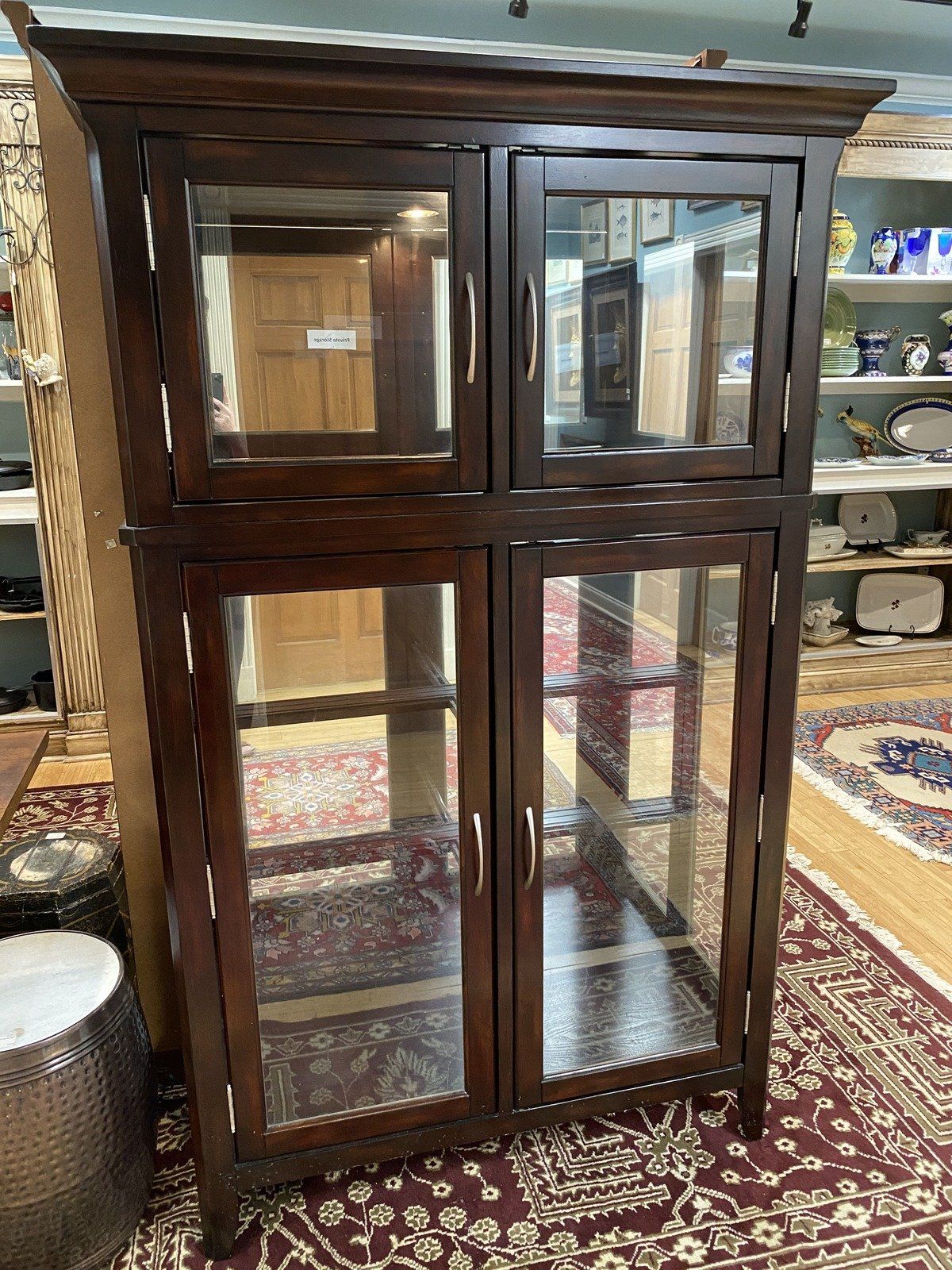 Modern Cherry Display Cabinet #821