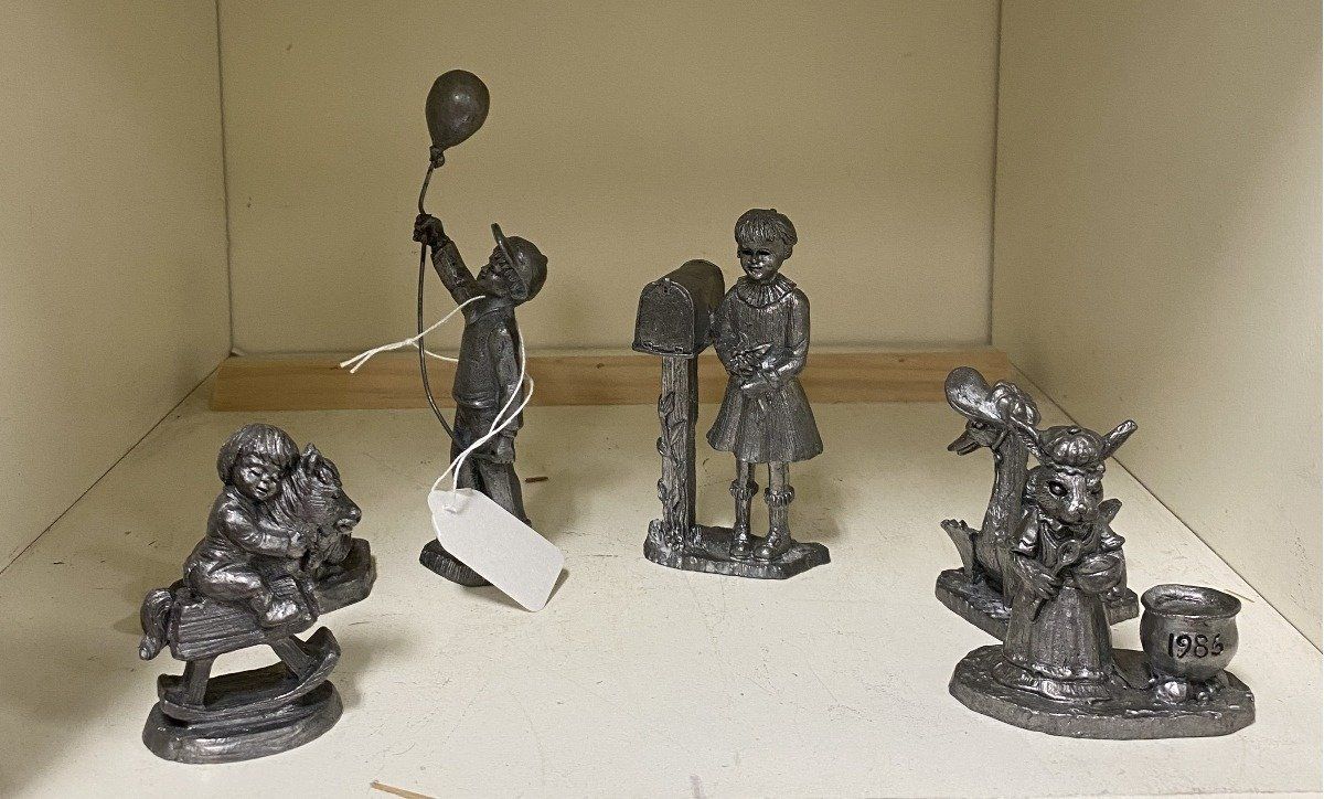 M.A. Rickler Pewter Figurines