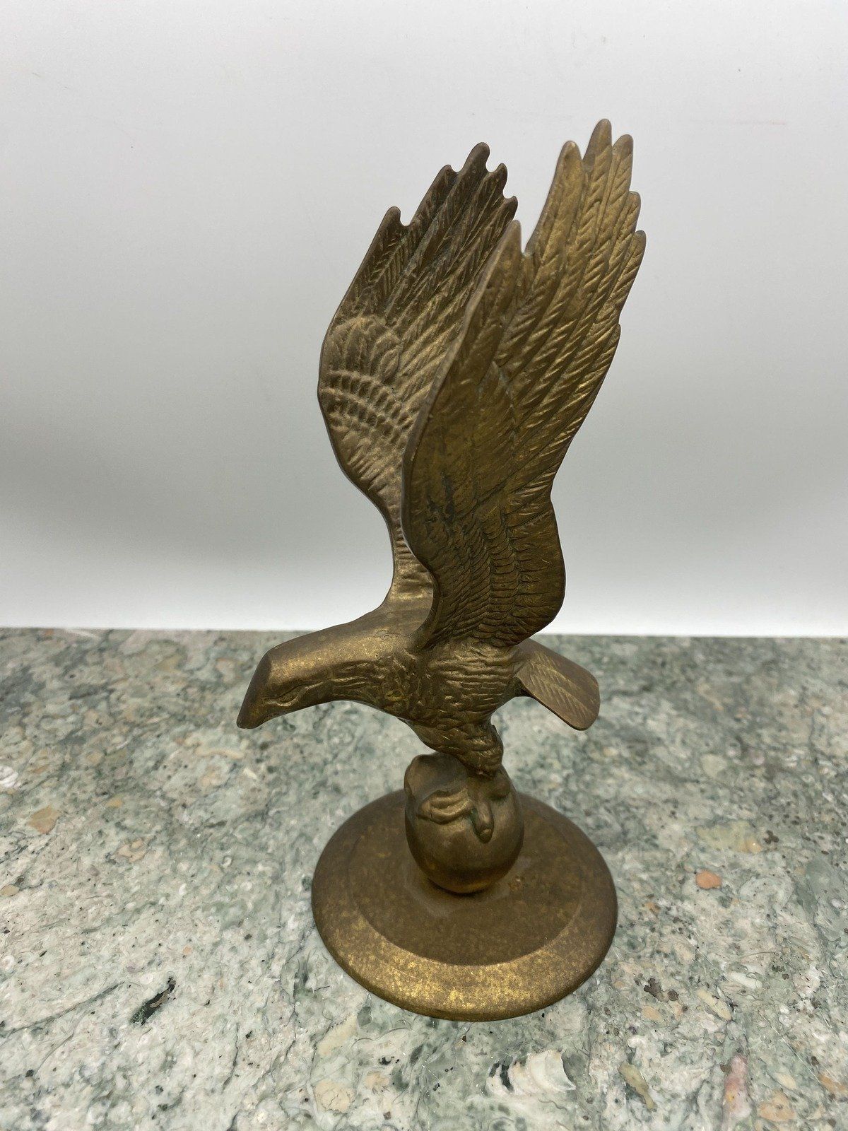 Brass Open Winged Eagle Sculptural Decor 7