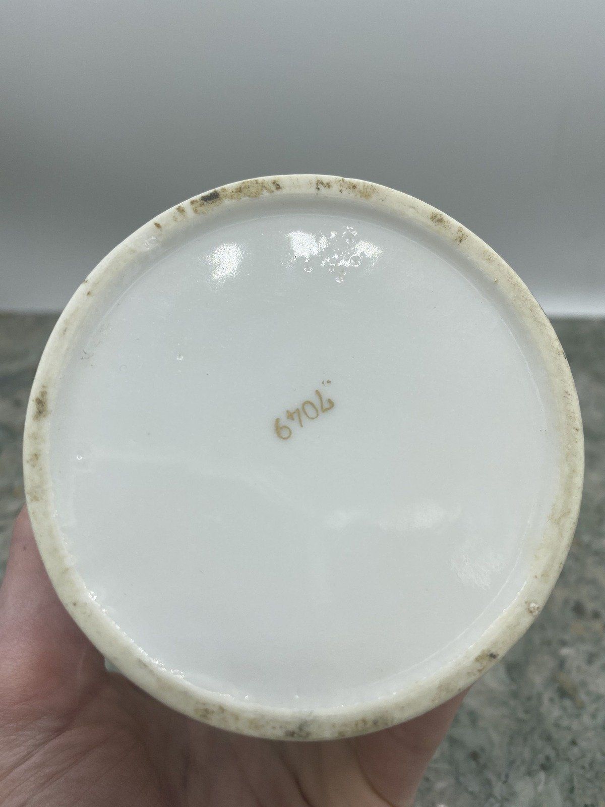 Antique English Porcelain Hand Painted Vanity Box 1192 3