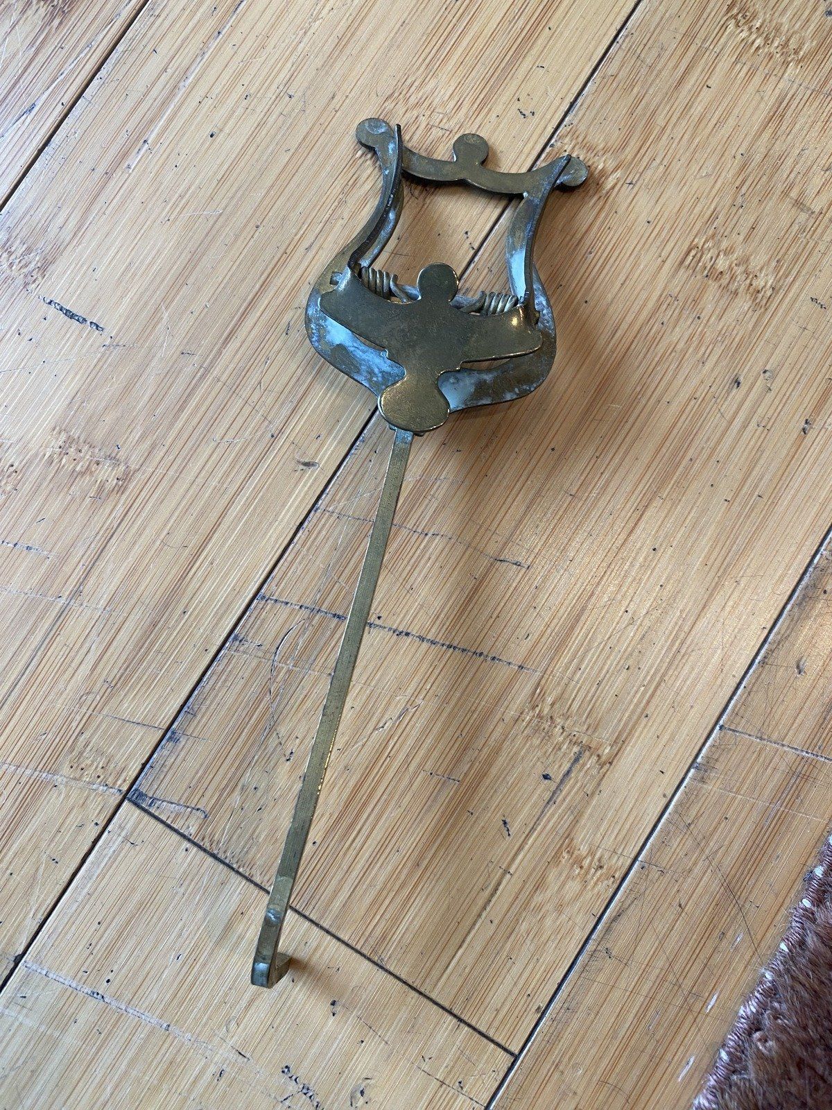 Brass Lyre Sheet Music Holder Attachment