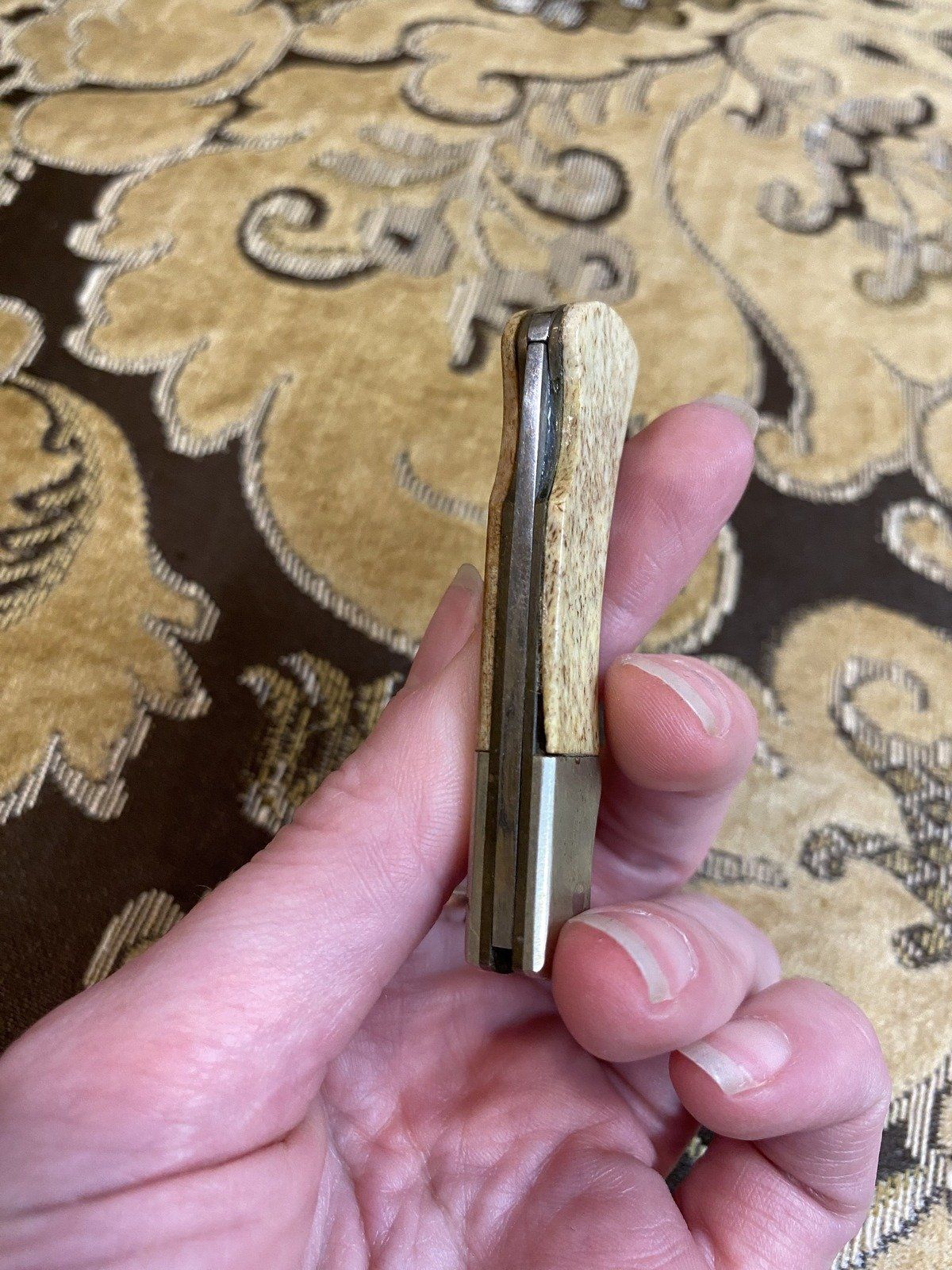 Parker Cut Co. Little Mustang Surgical Steel Japan Single Blade Vintage Pocket Knife 11