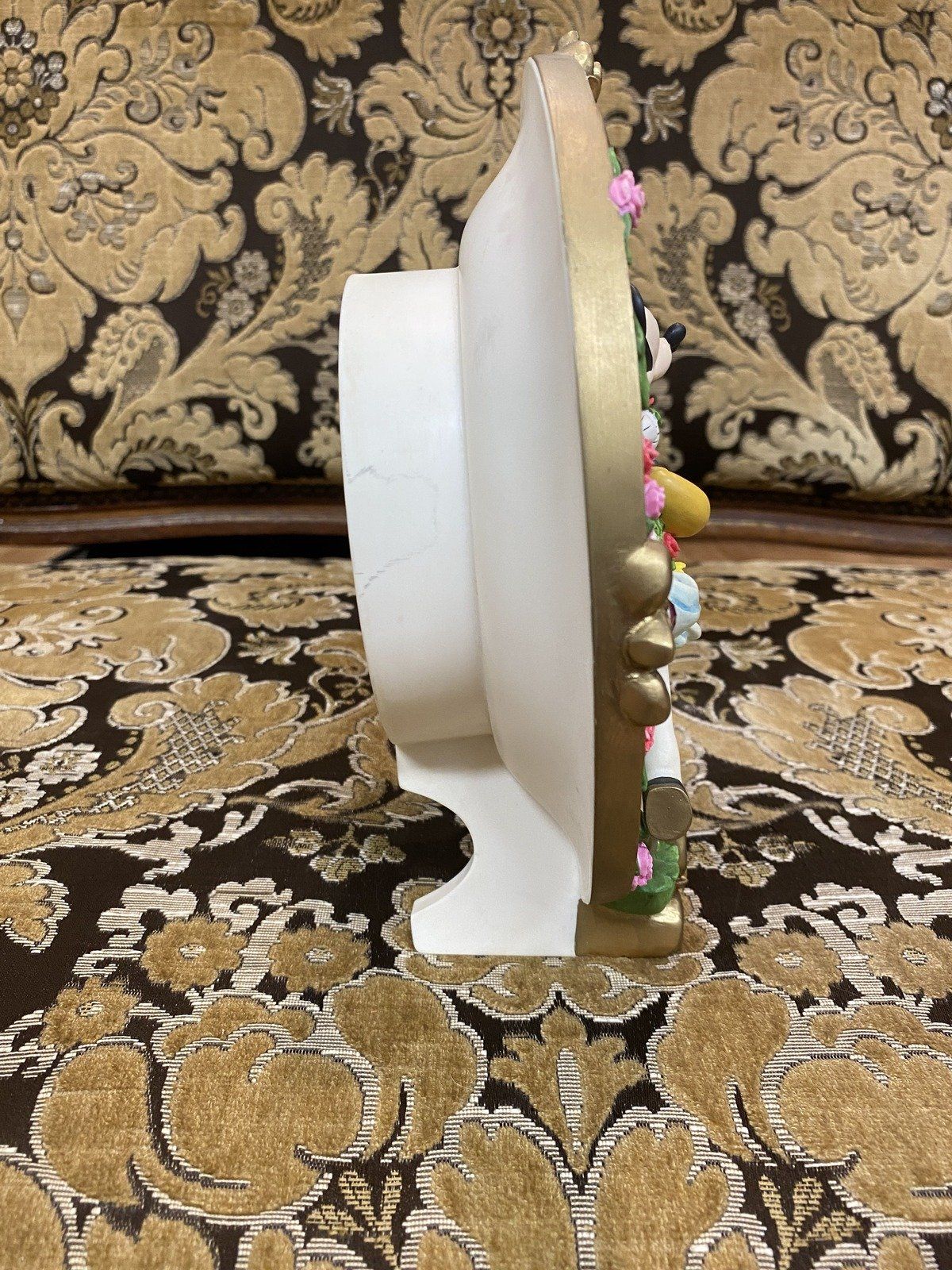 Vintage Disney Mickey + Minnie Mouse Musical Carousel Wreath 8