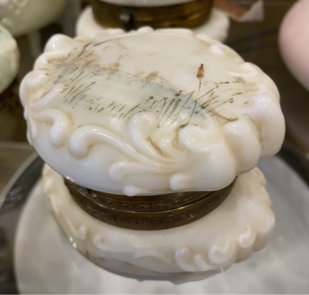 Small Wavecrest Silk lined Trinket Box