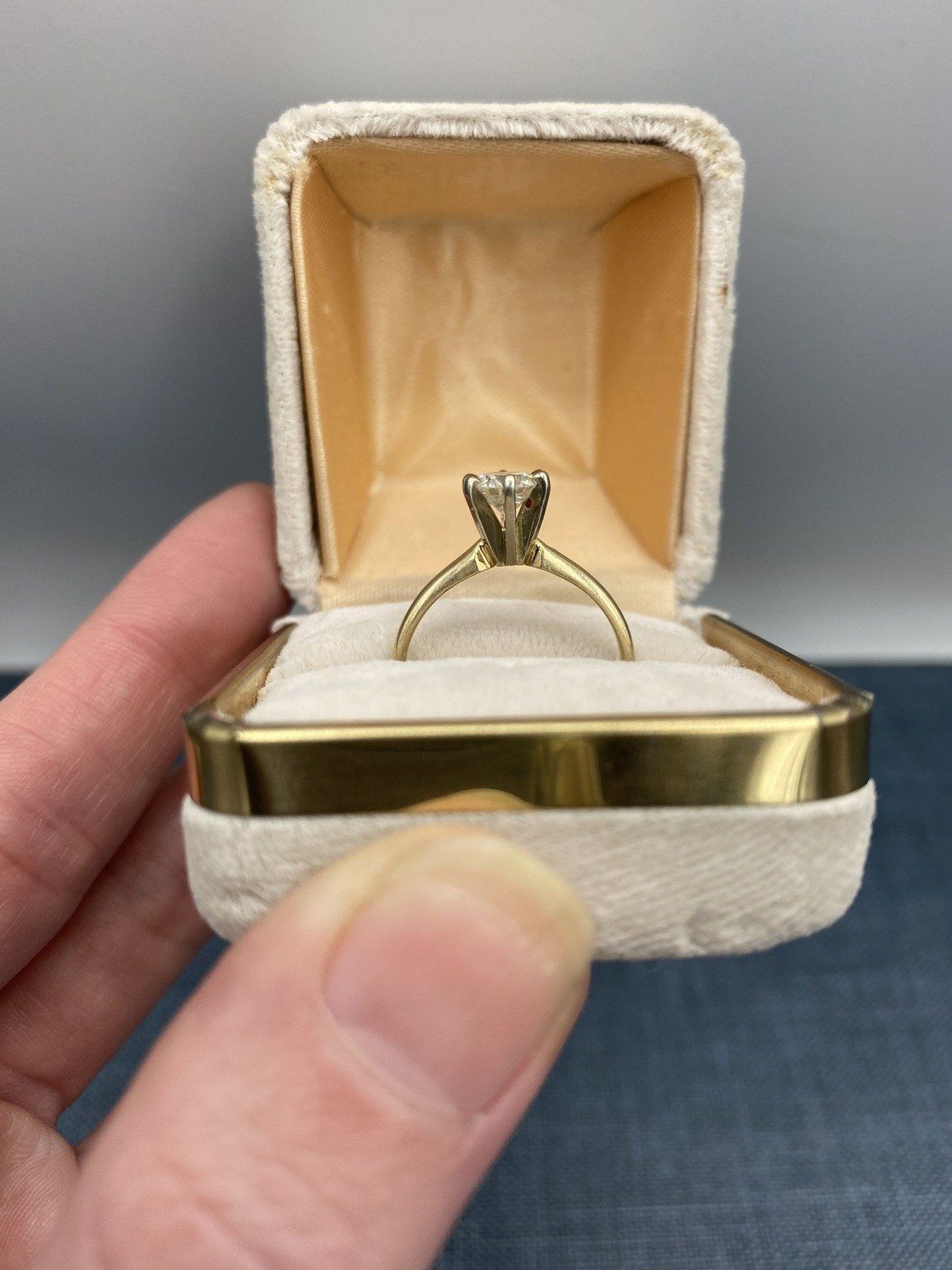 14k Gold Traditional .75ct Solitaire Diamond Engagement Ring 3
