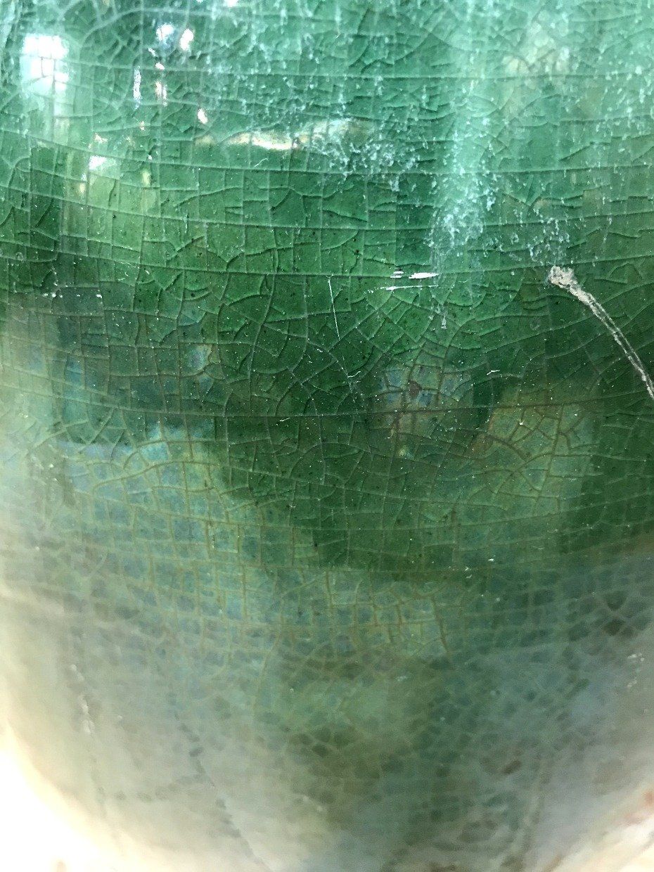 Glazed Stoneware Vase Pottery 3