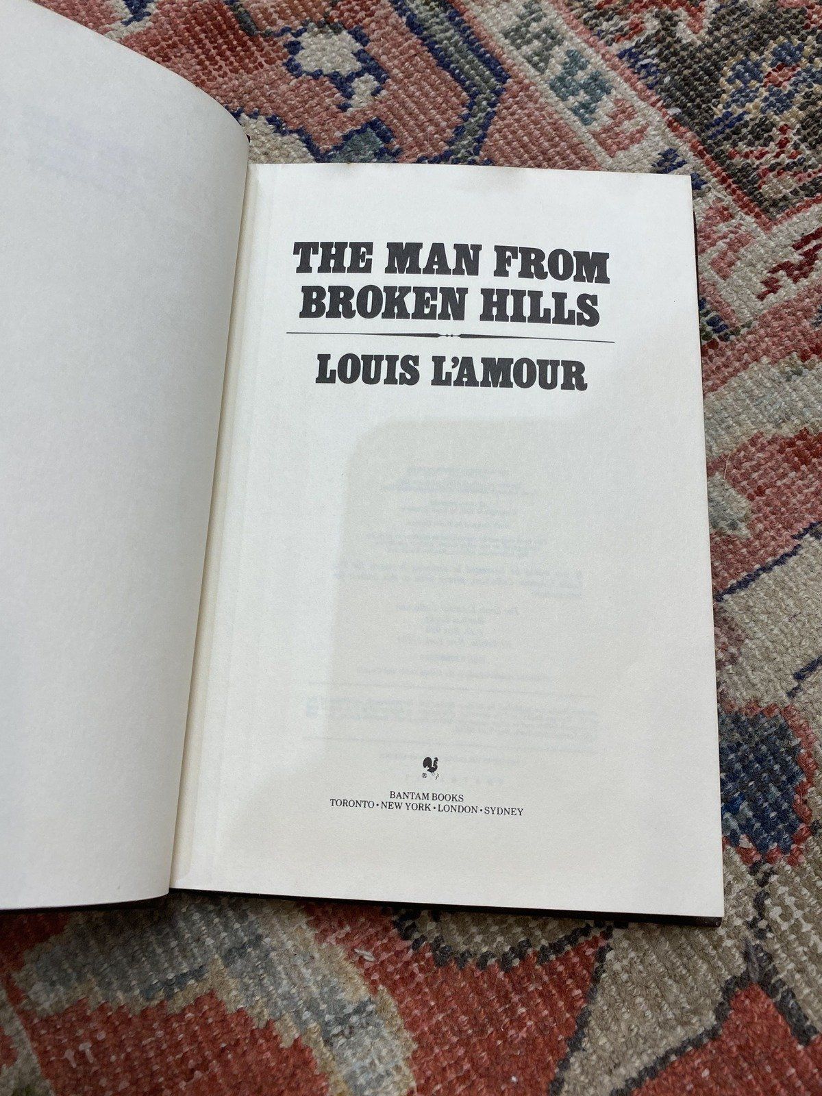 Louis L'Amour The Man from Broken Hills Leather Bound Book 3