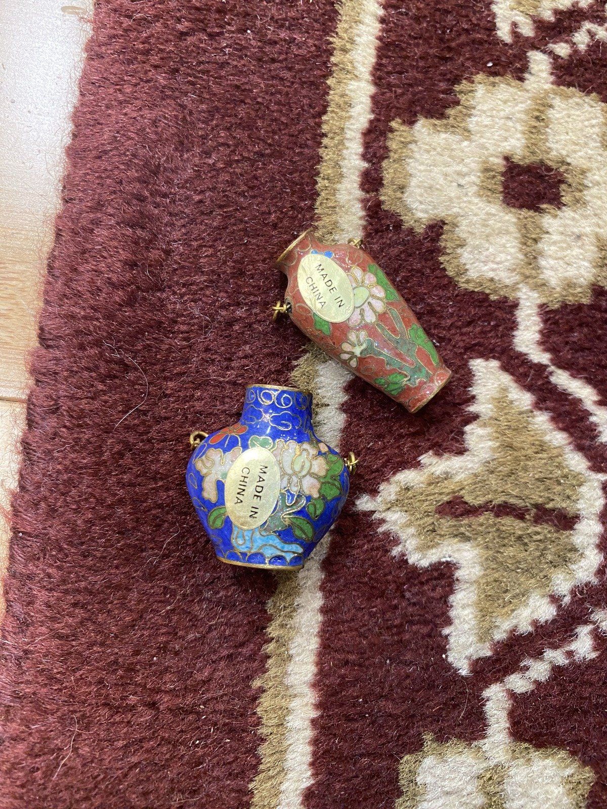 Vintage Mini Closionne Flower Vase Pendant 3