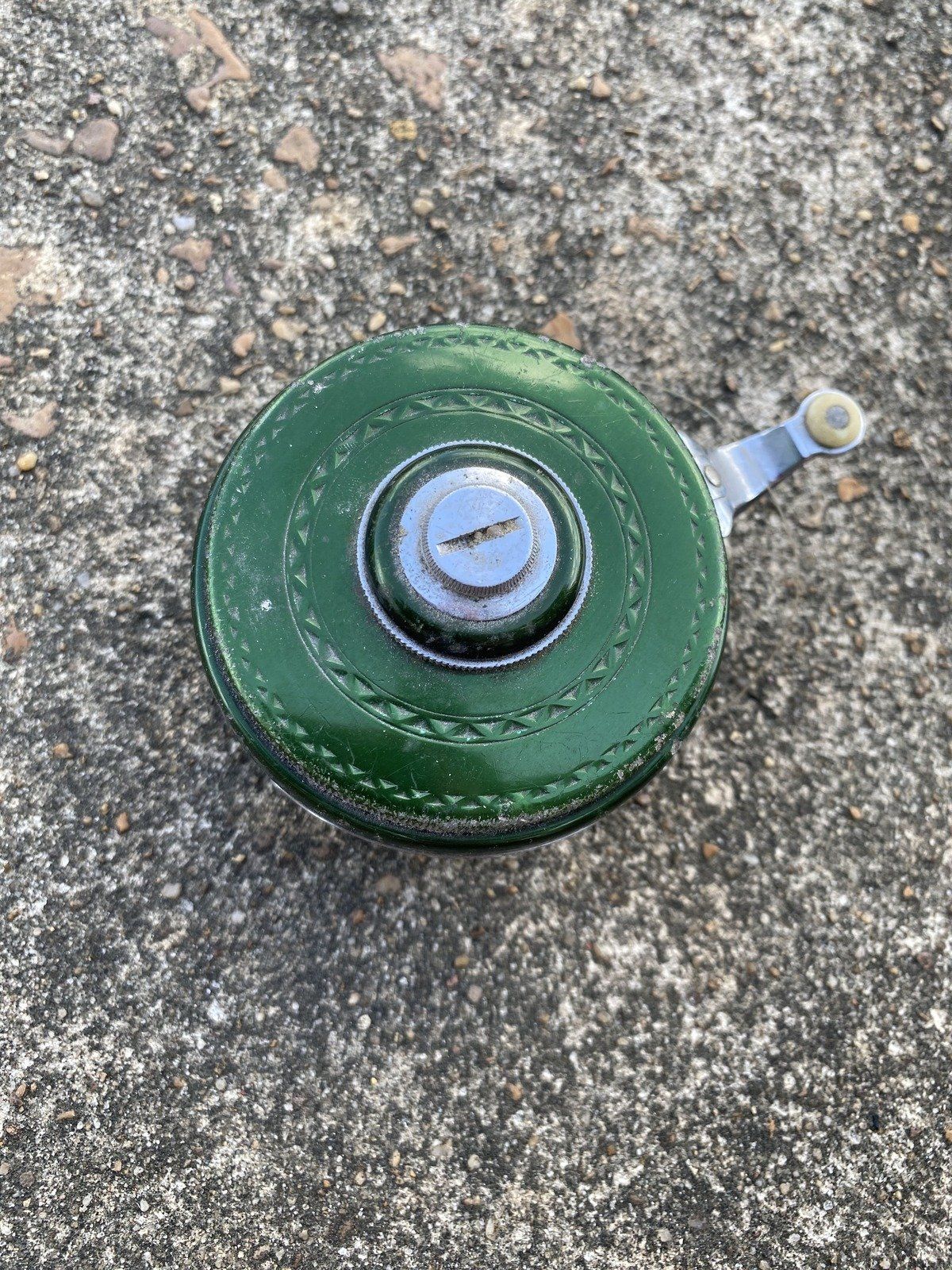 Vintage Shakespeare Silent Automatic Tru-Art No.1835 Model GD Fly Green Reel 2