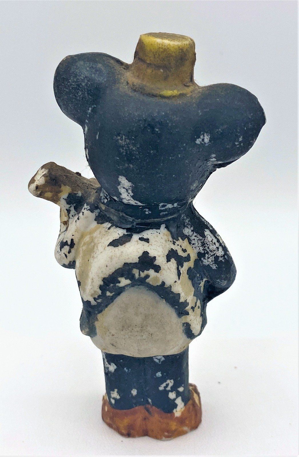 1930's Bisque Japanese Porcelain Mickey Mouse Figurines 7