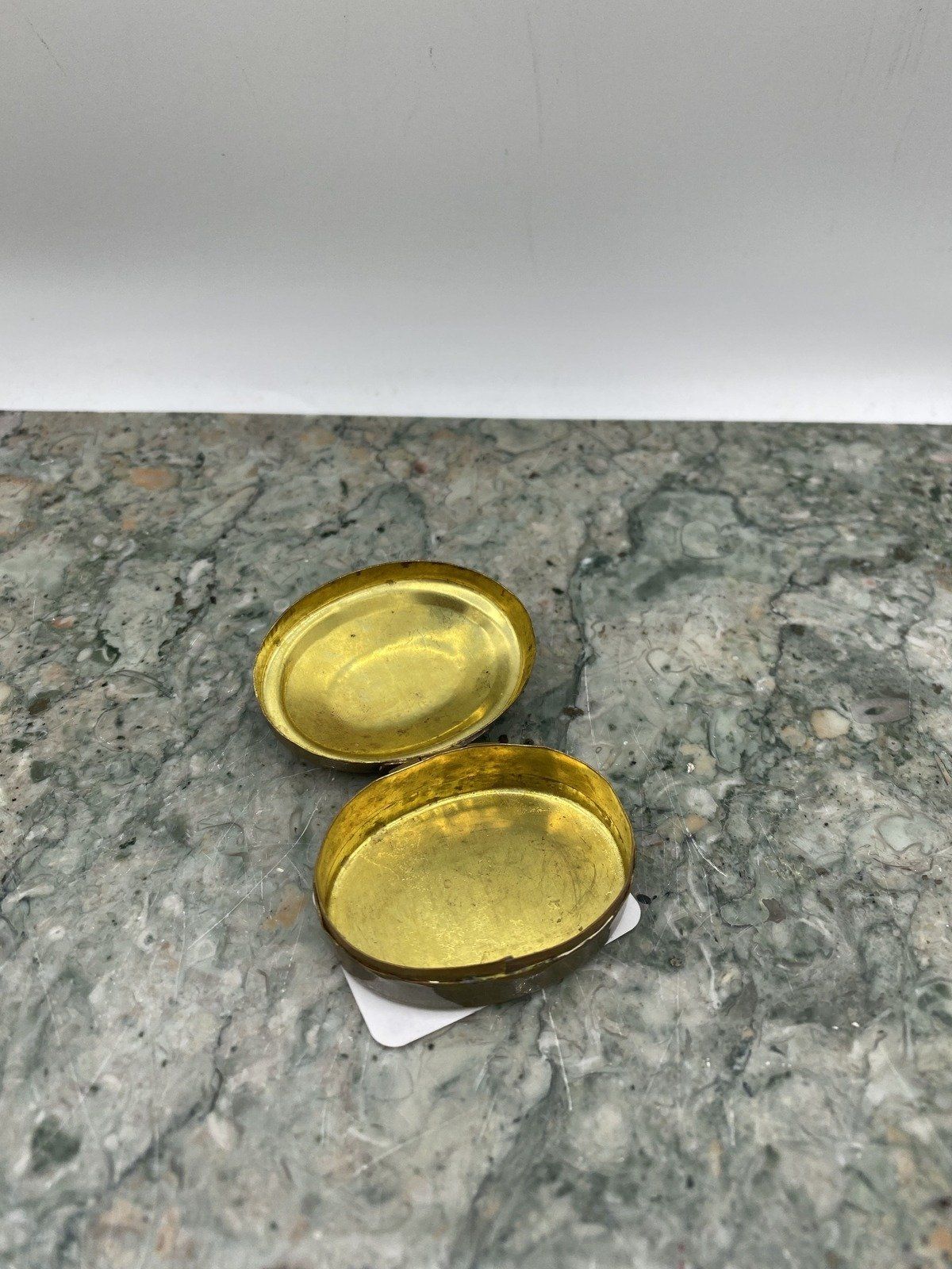 Vintage Minimal Brass Trinket/Stash Box 860 2