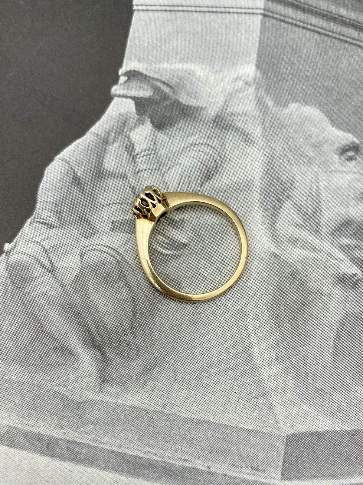 *RARE* Antique Victorian14k Gold Rose Cut Diamond Flower Cluster Ring #2218 17