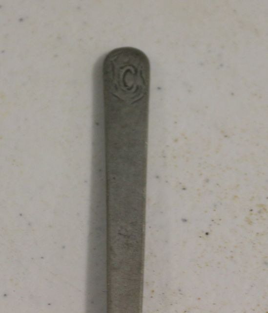 17th or early 18th Century Pewter Spoon 2