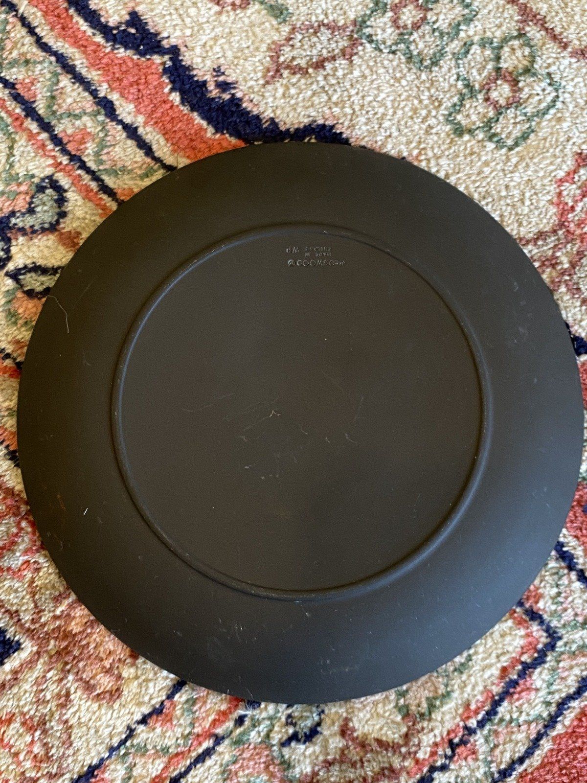 Wedgewood B&W Jasperware Guinness 225th Anniversary Plate c.1984 2
