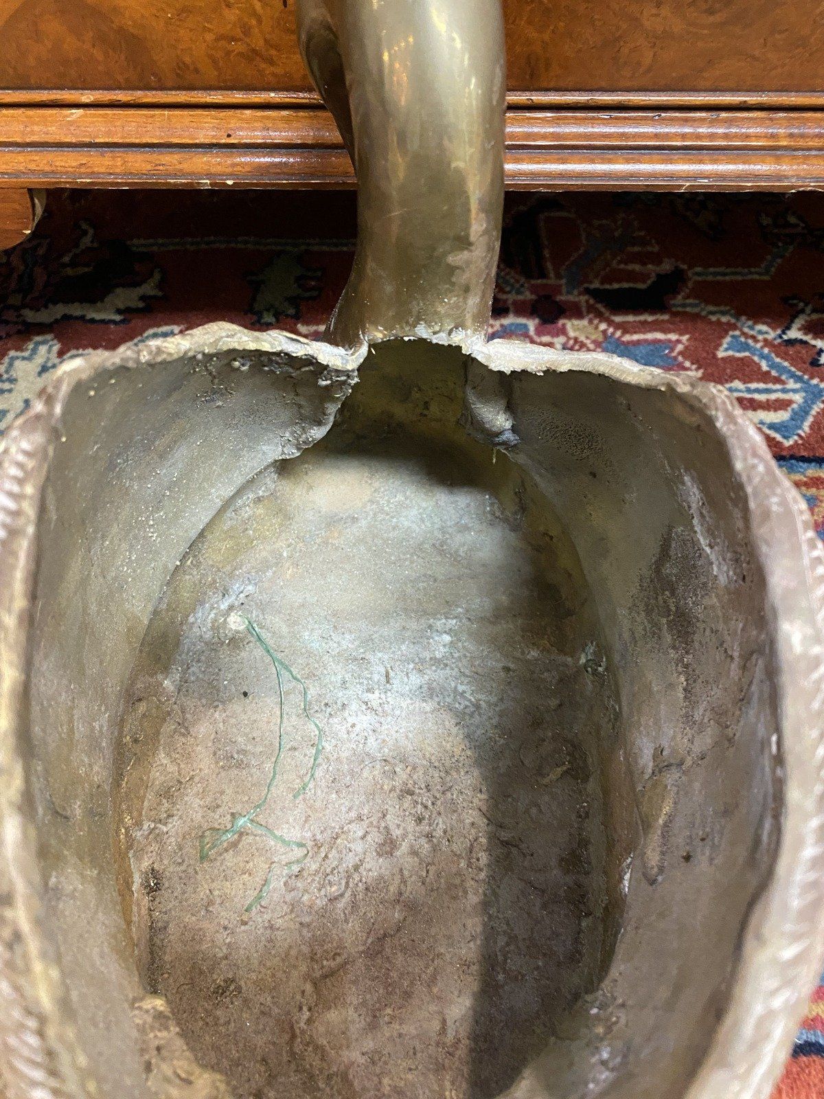 Vintage Large HEAVY Solid Brass Figural Swan Floor Planter 11