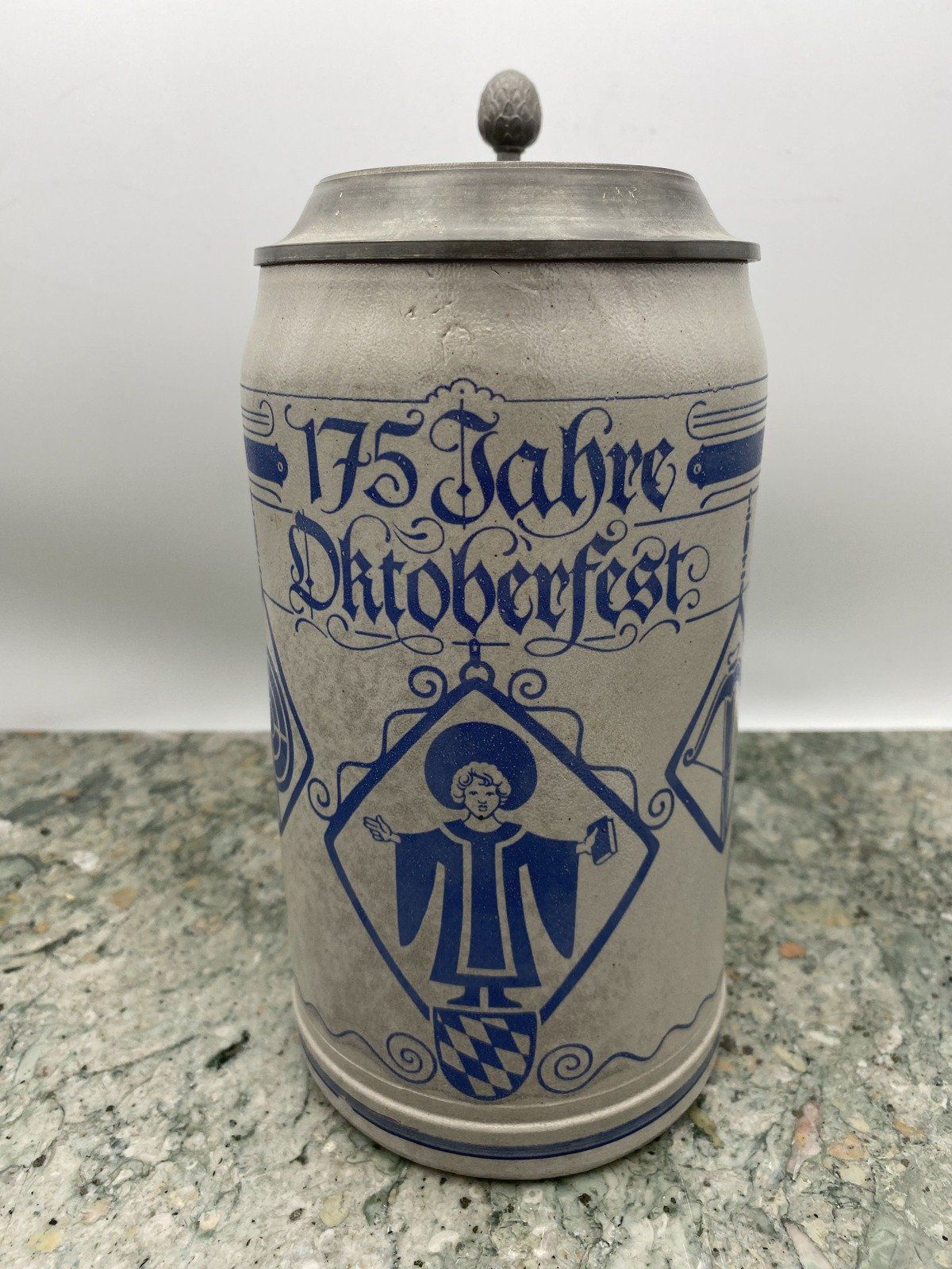 Official 1985 Oktoberfest 175th Year 1Liter Rastal Beer Stein Munich Germany 6