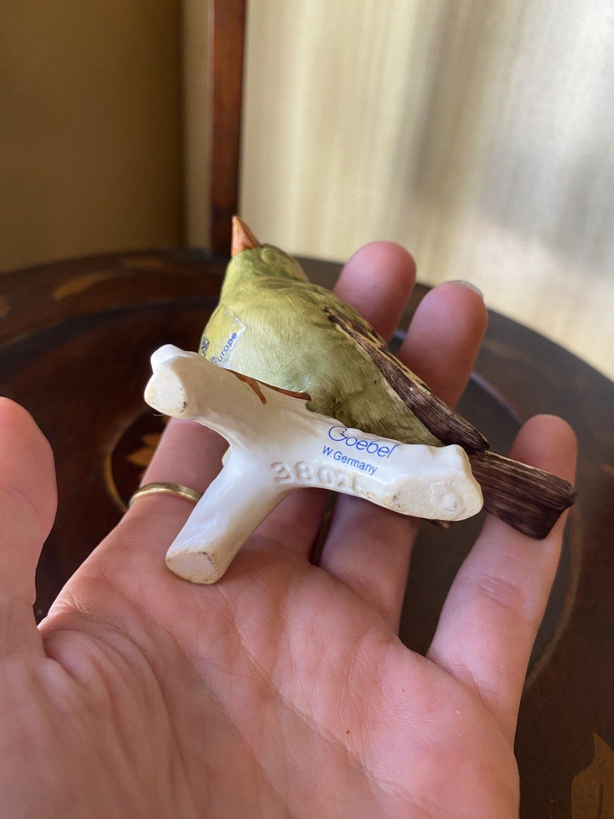 Vintage W. German Goebel Hummel Finch Figurine No. 38026 2