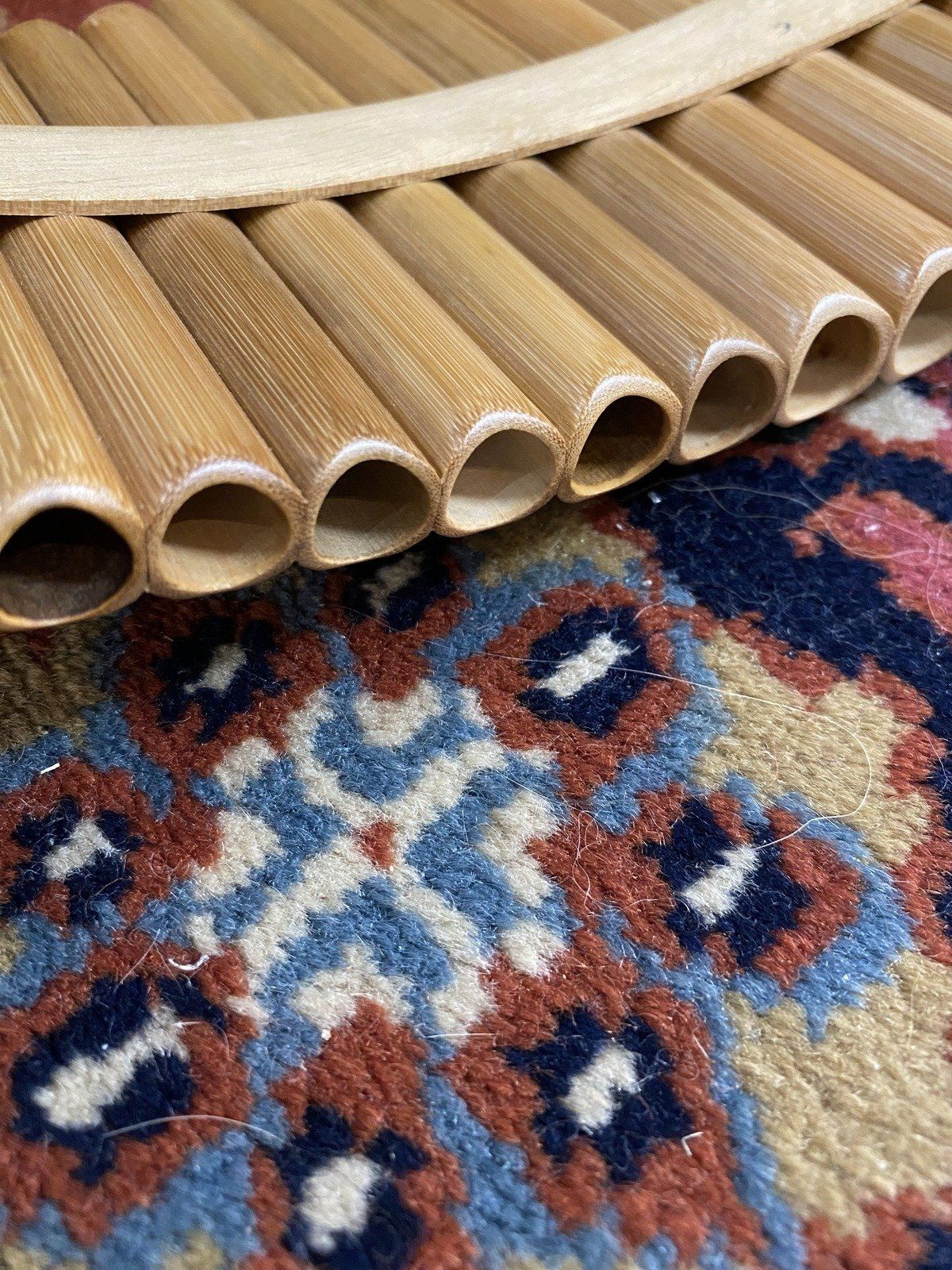 Bamboo Vintage Pan Flute #1466 2