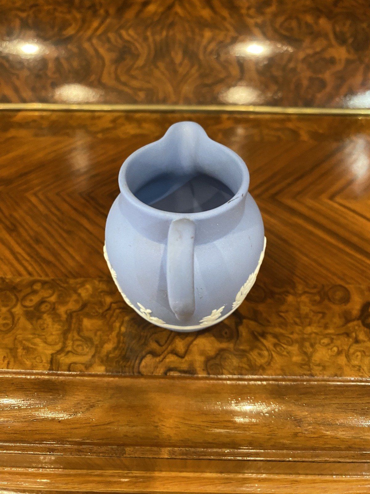 Vintage c.1963 Mini Wedgewood Jasperware Creamer 2
