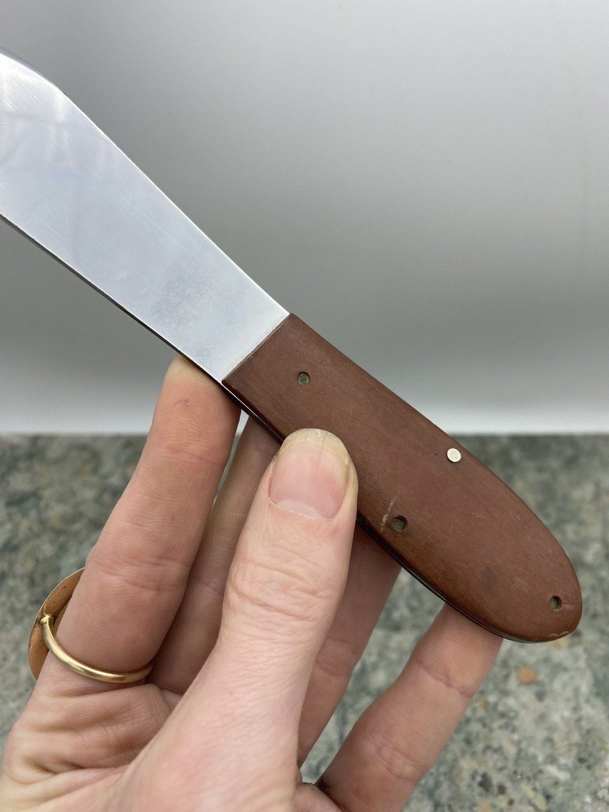Vintage Mid Century Wooden CASE XX Handled Throwing Knife 3