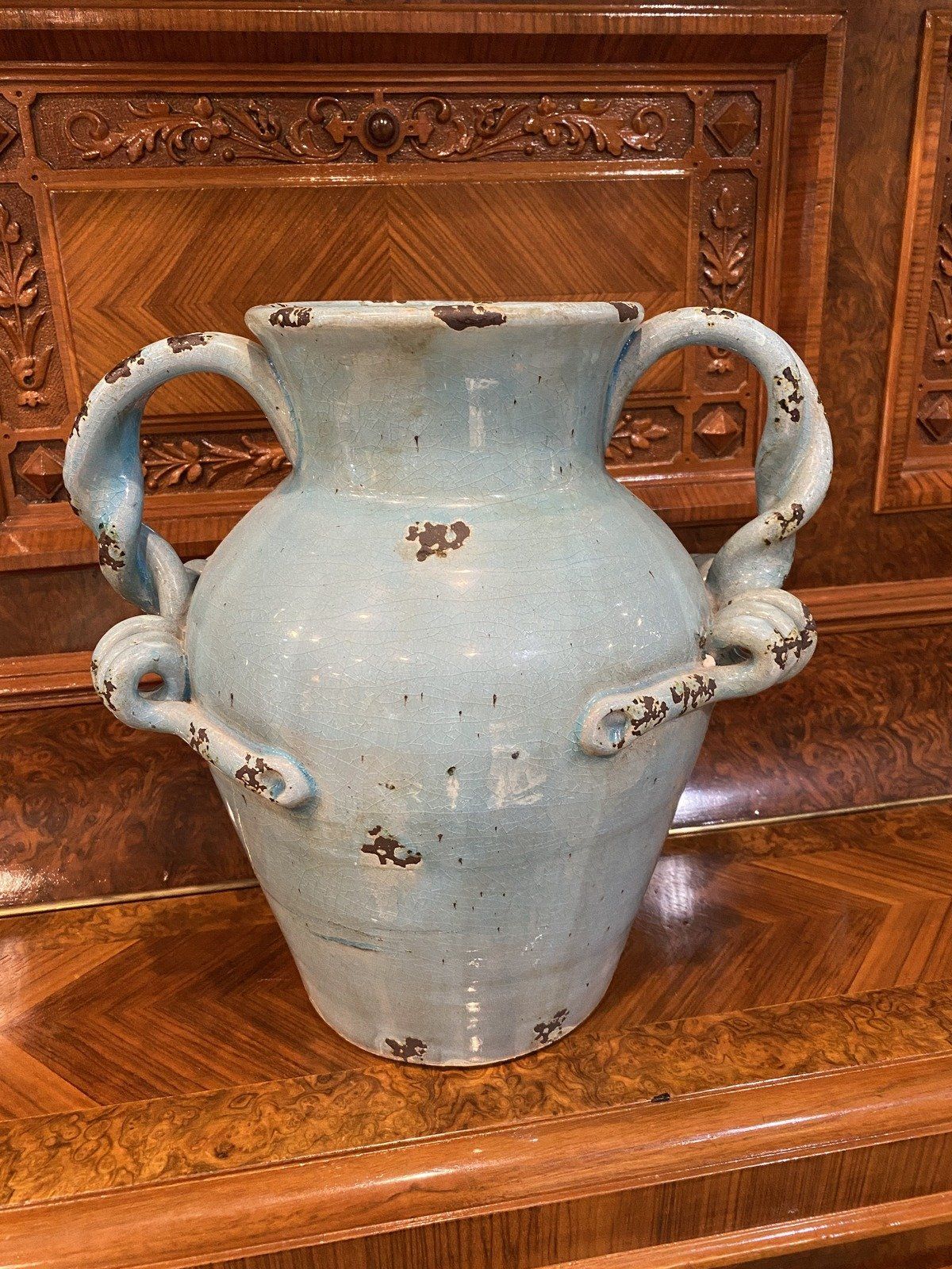Decorative Pottery Glazed Vessel #518