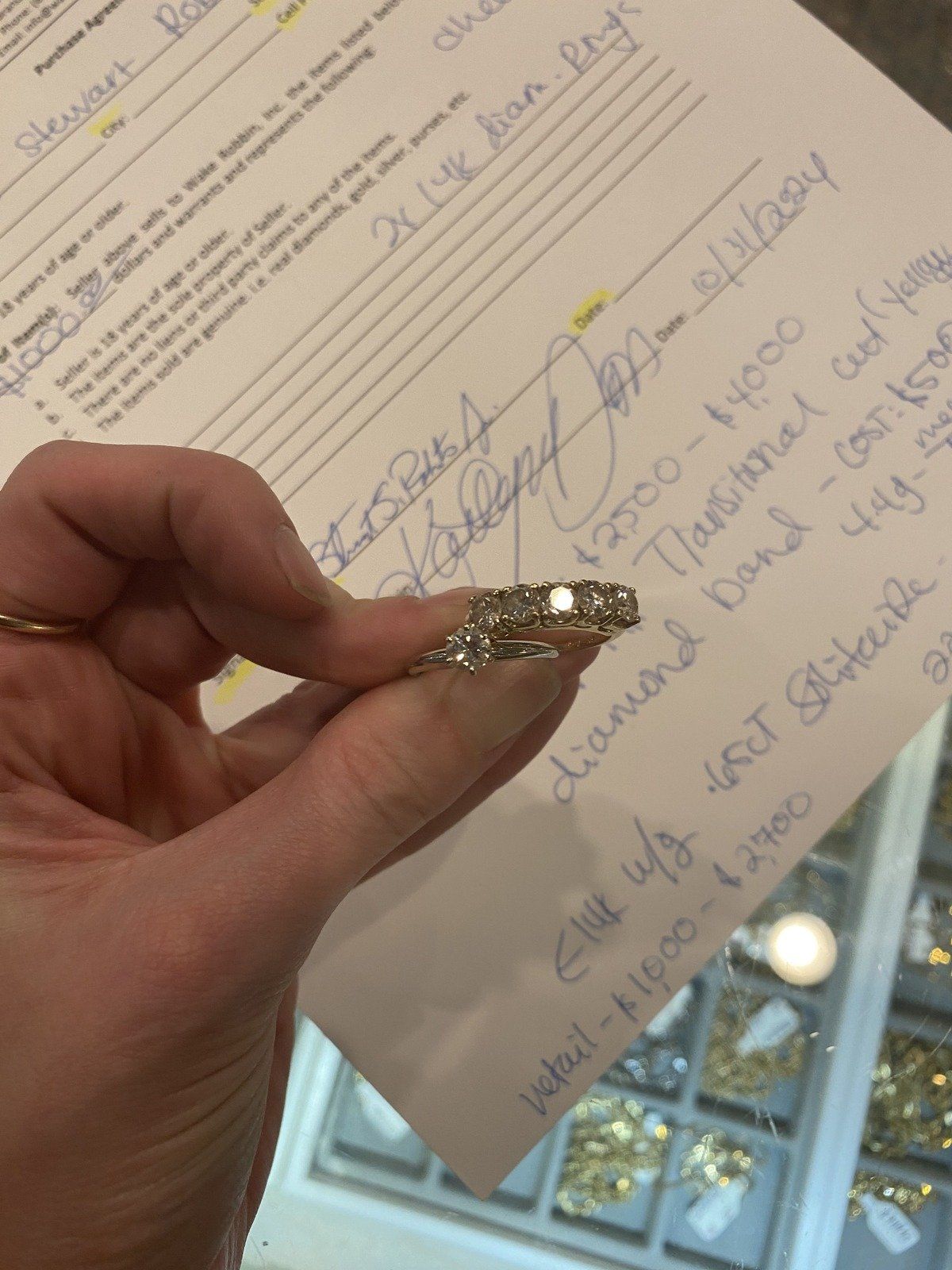 Vintage 14k White Gold Traditional Solitaire .50ct Round Cut Diamond Engagement Ring #2025 8