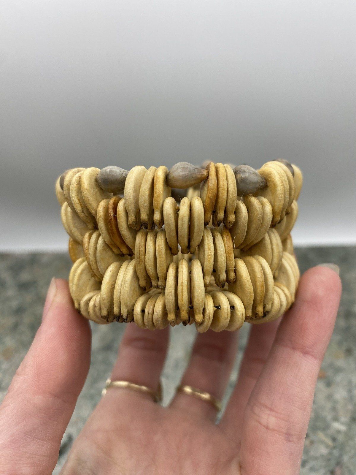 Miniature Tribal Made Seed Basket 2