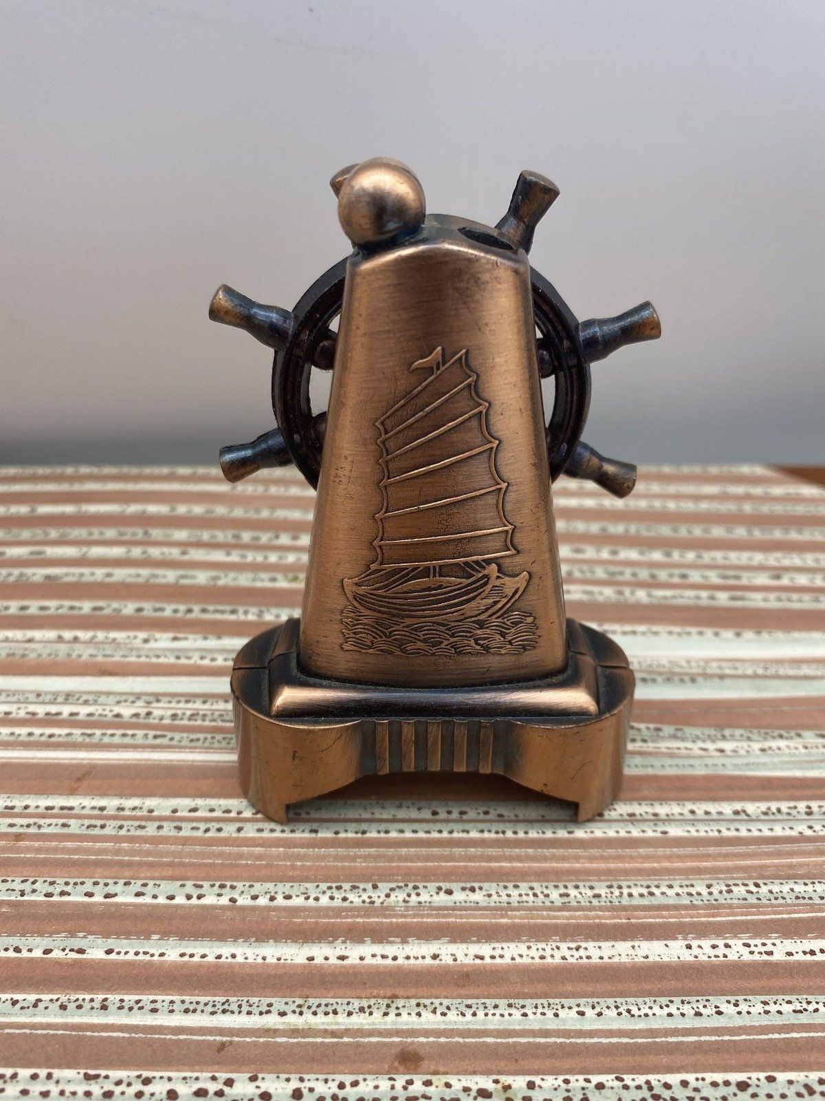 Ship Mast Copper Tone Torch Lighter 3