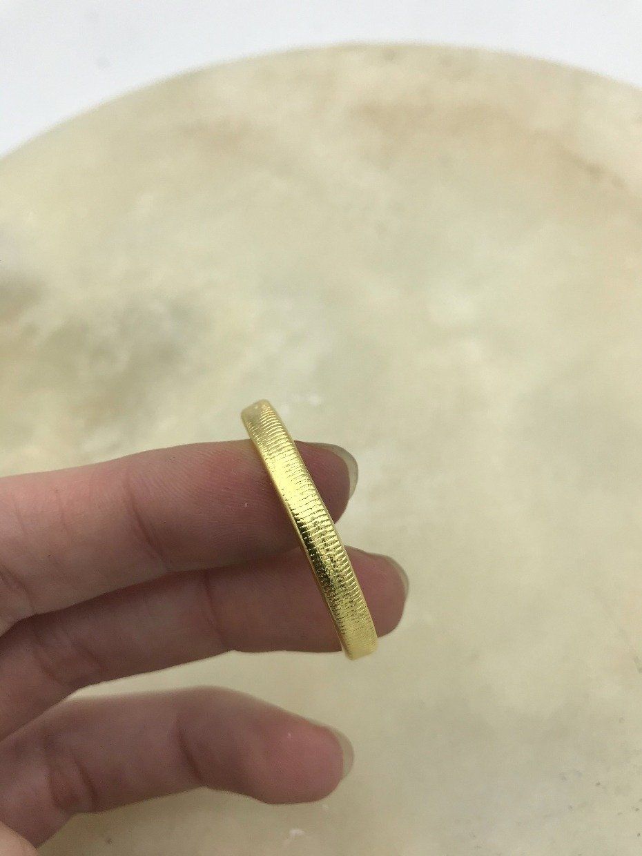 14k Gold Plain 1oz Buffalo Coin Bezel 2