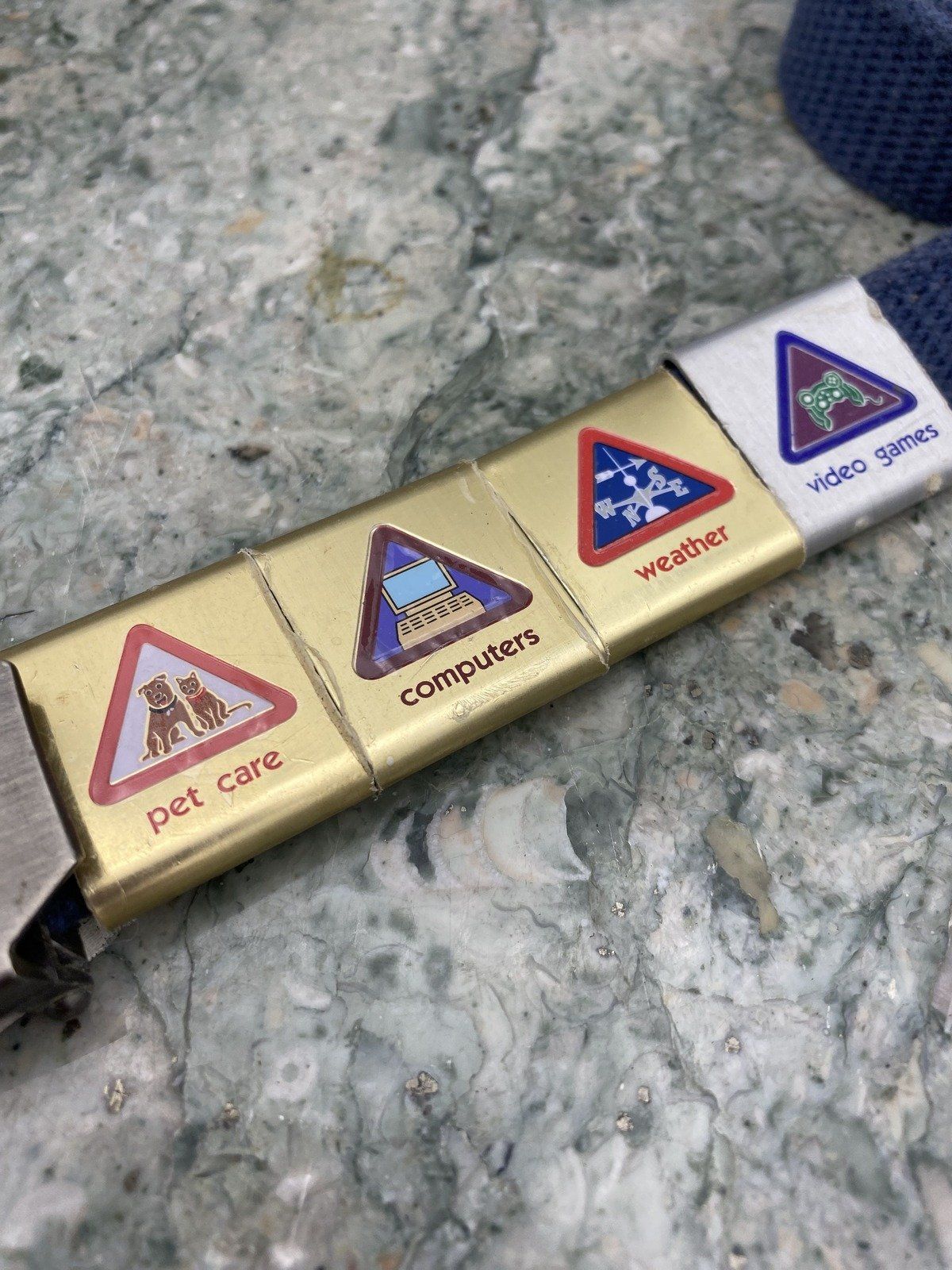 Vintage Boy Scouts of America Skill Award Cotton Belt (ADJSUTABLE) 4